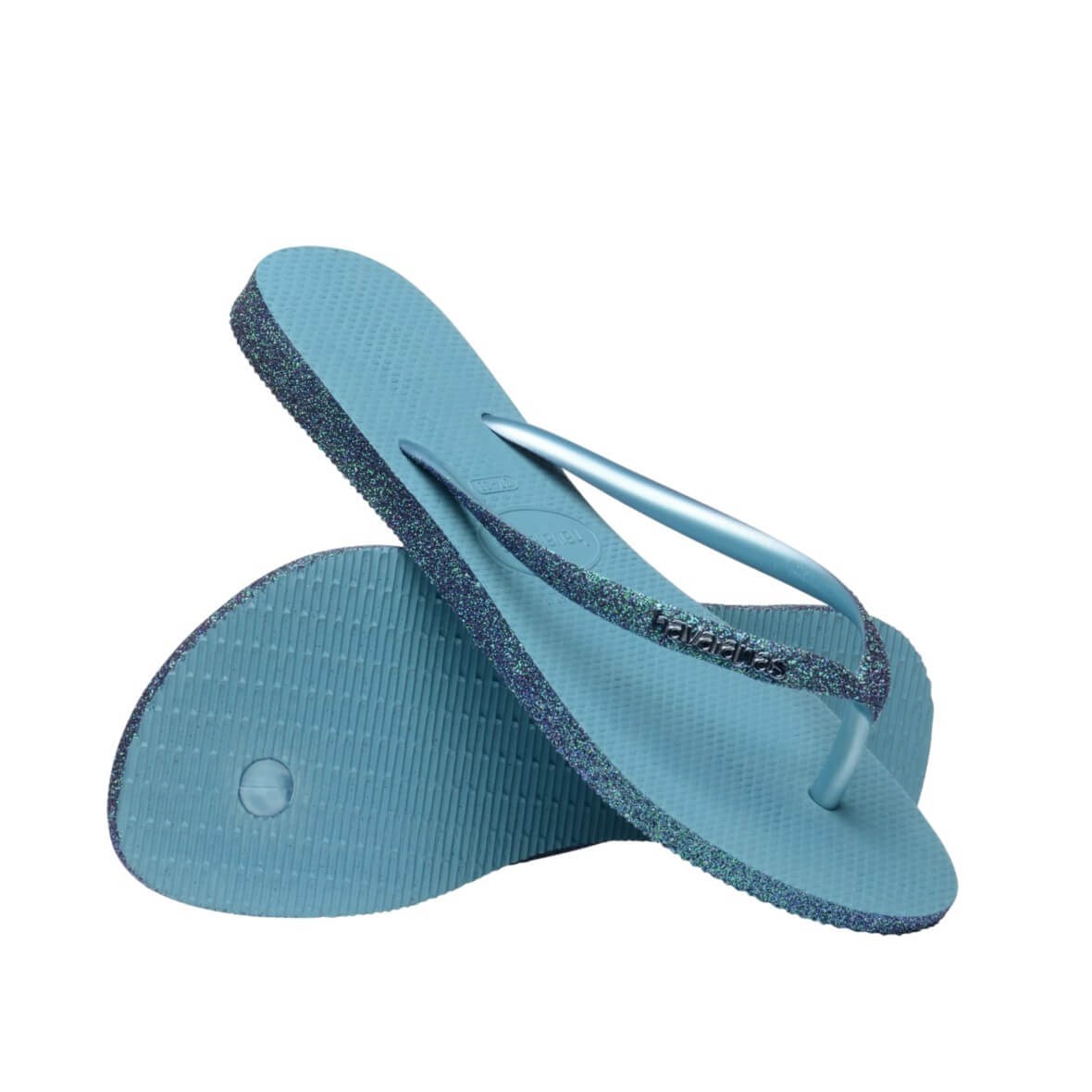Havaianas Slim Sparkle II Bayan Terlik - Deniz Mavisi