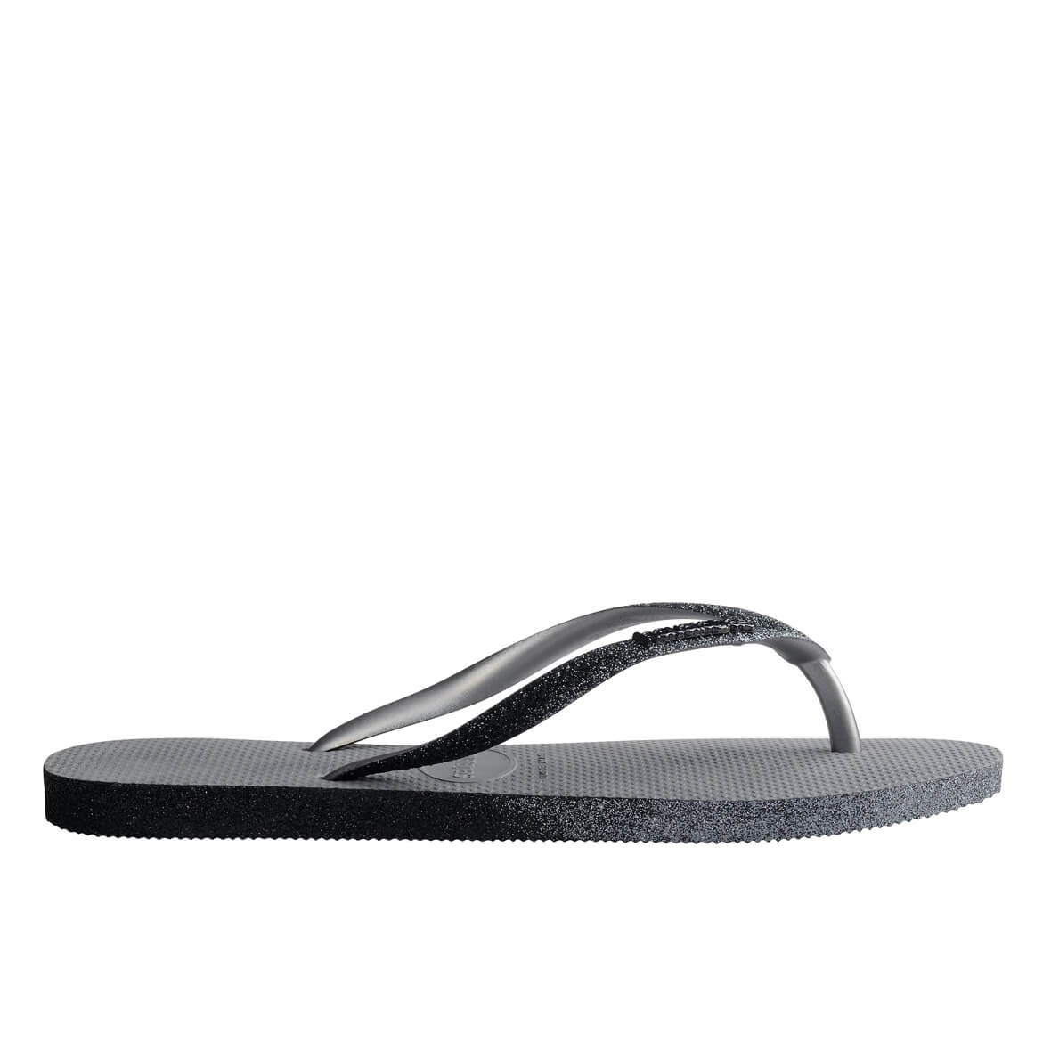 Havaianas Slim Sparkle II Bayan Terlik - Steel Grey