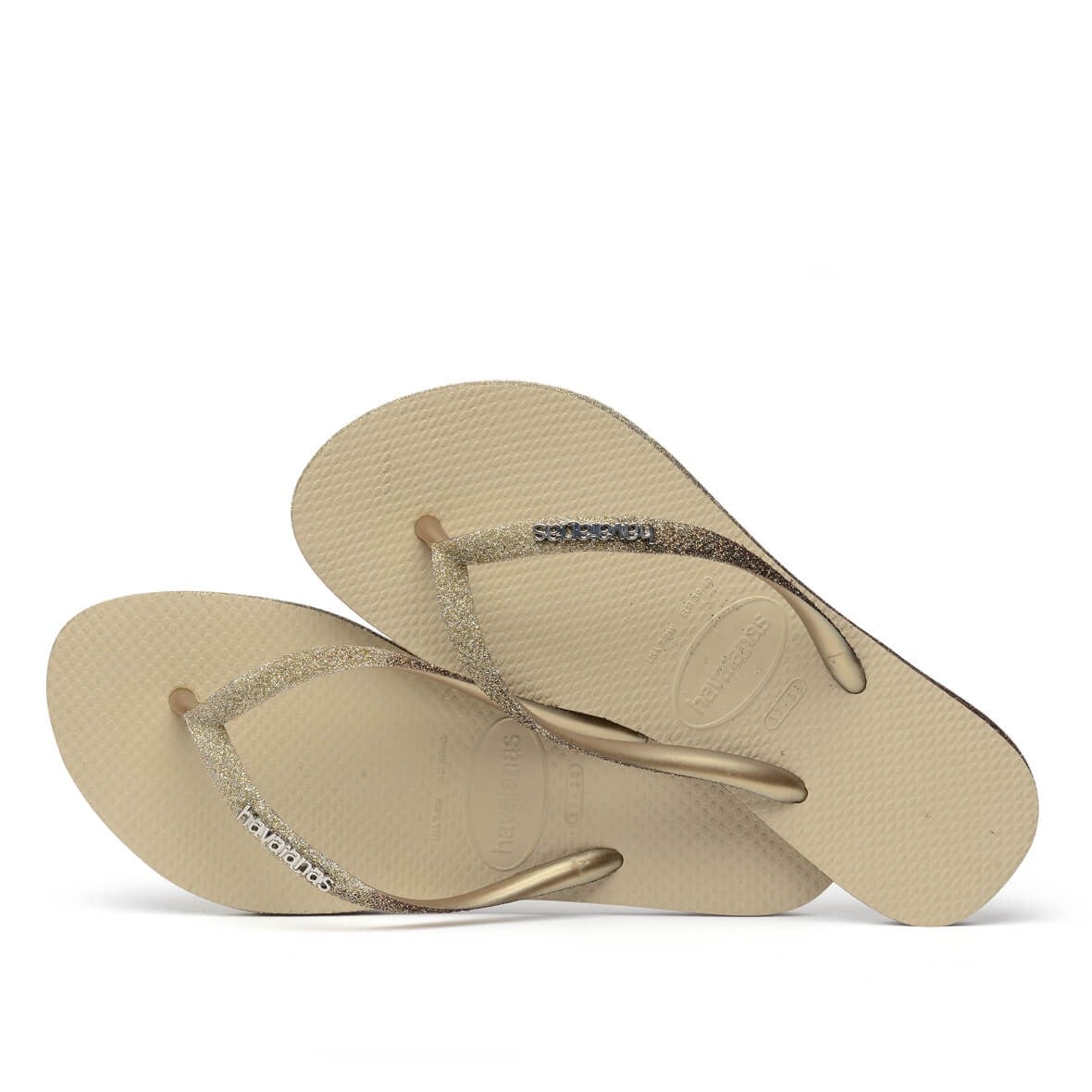 Havaianas Slim Sparkle II Bayan Terlik - Sand Grey