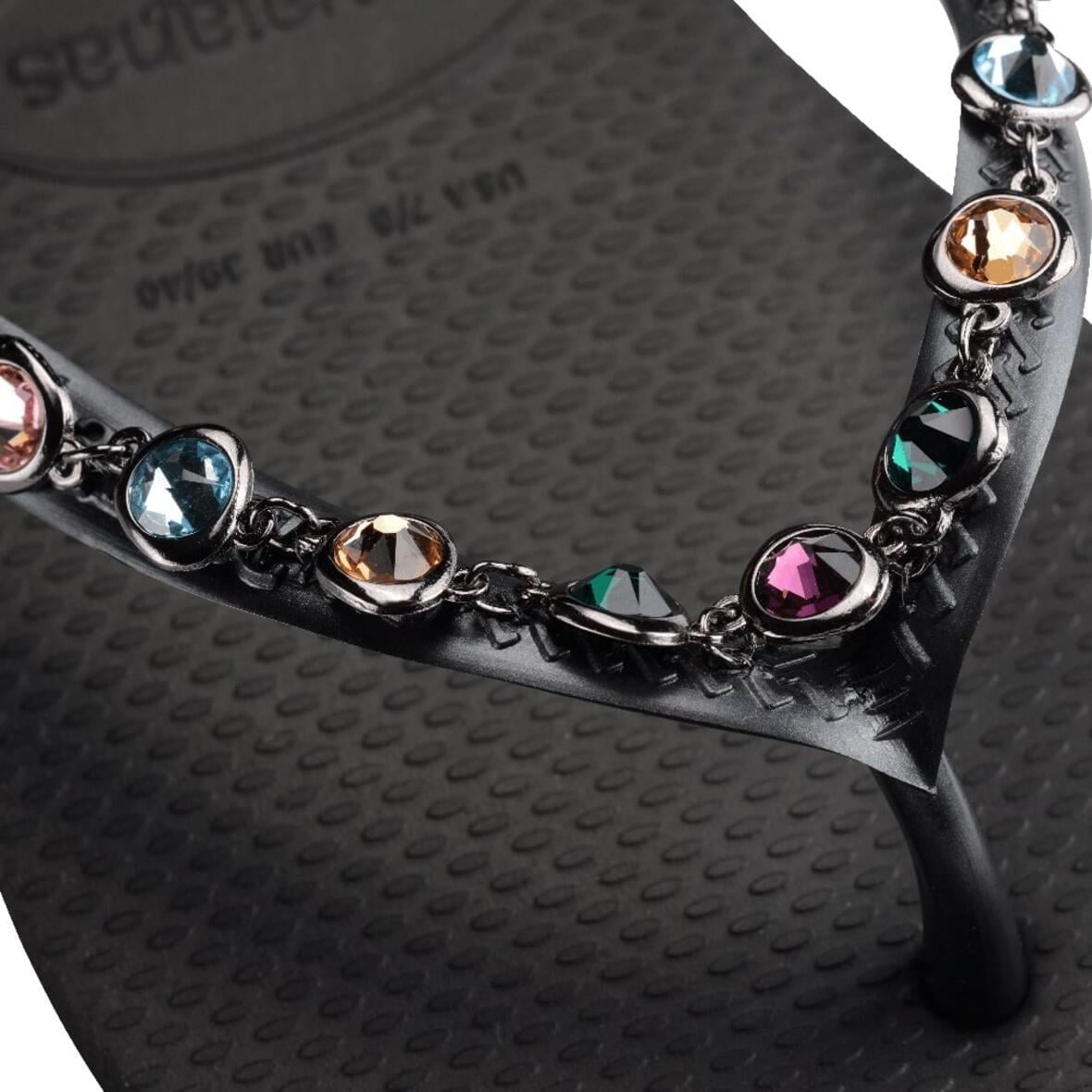Havaianas Slim Square Luxury Bayan Terlik - Siyah