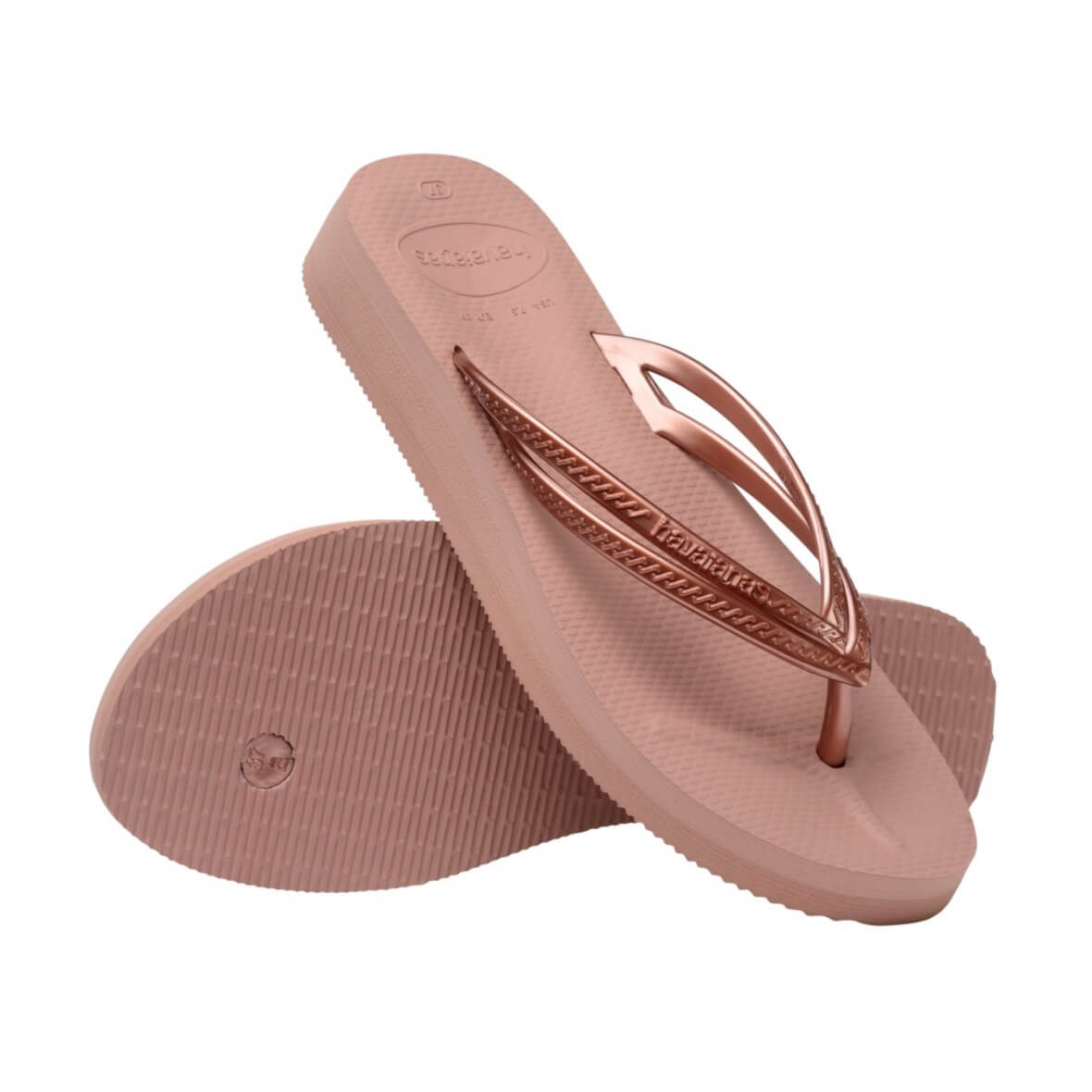 Havaianas Wedges Bayan Terlik - Gül Kurusu