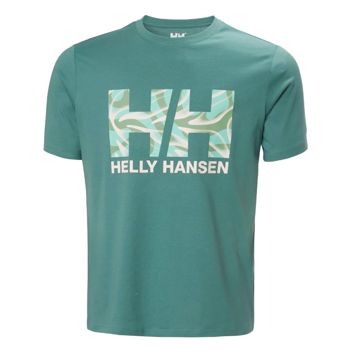 Helly Hansen Core Graphic T 2.0 Erkek T-Shirt - Yeşil