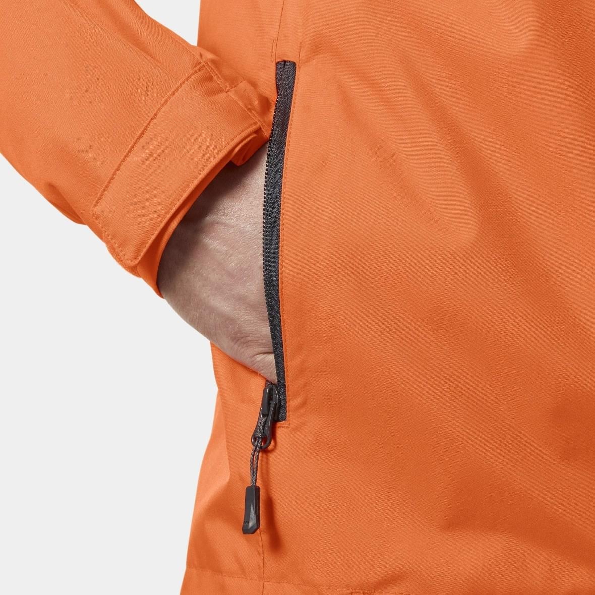 Helly Hansen Crew Hooded Jacket 2.0 Erkek Mont - Turuncu