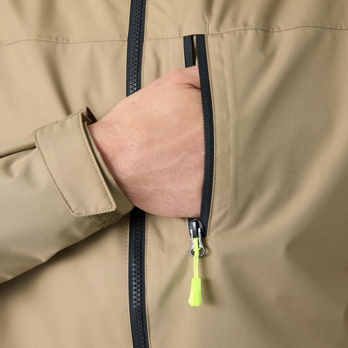 Helly Hansen Crew Hooded Jacket 2.0 Erkek Mont - Bej