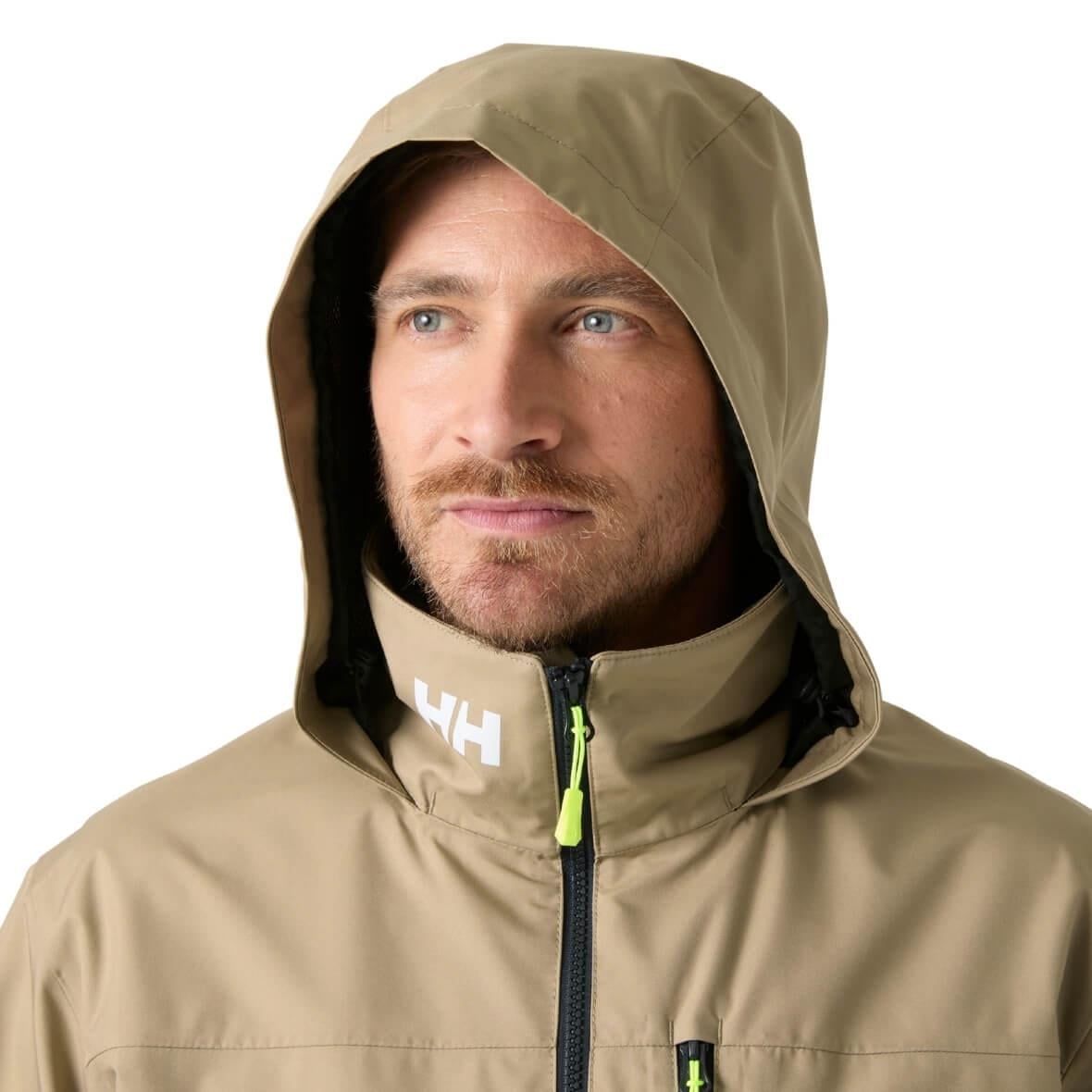 Helly Hansen Crew Hooded Jacket 2.0 Erkek Mont - Bej
