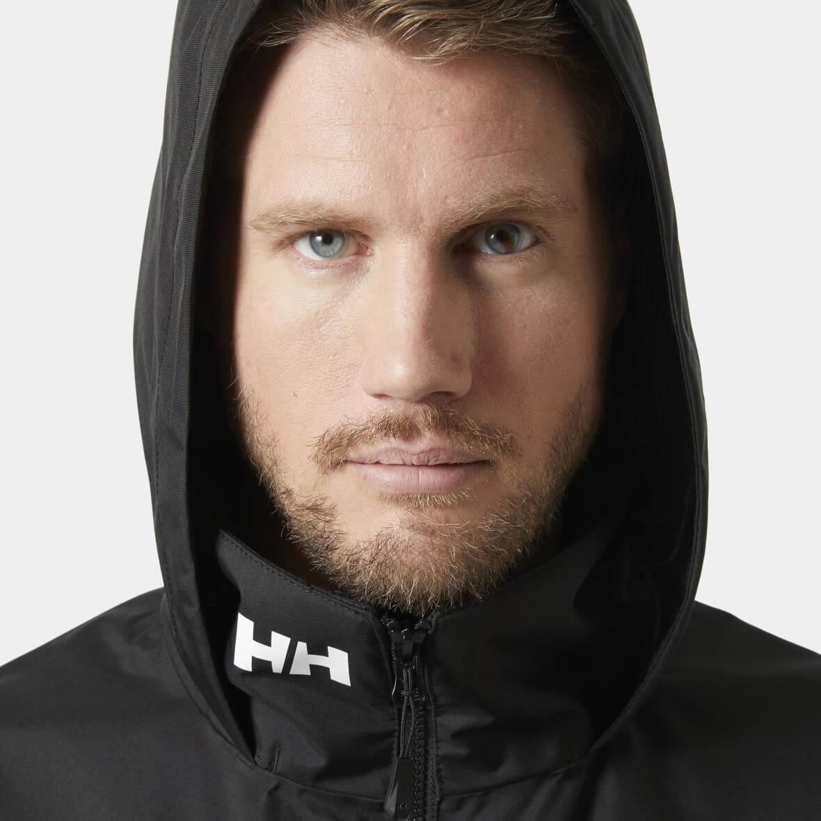 Helly Hansen Crew Hooded Jacket 2.0 Erkek Mont - Siyah