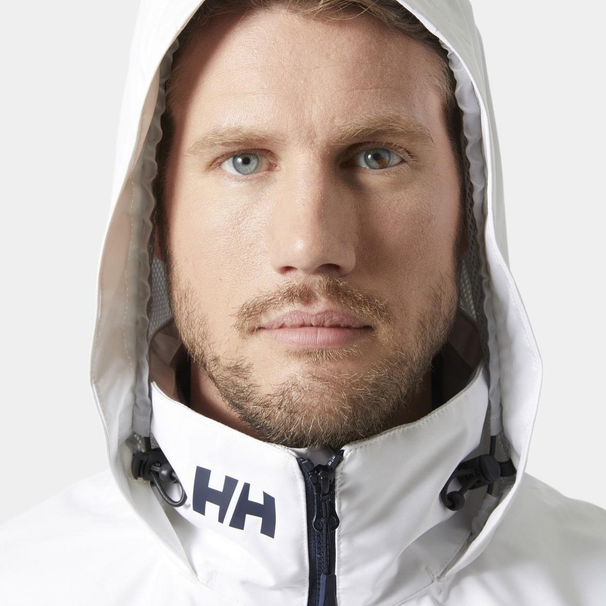 Helly Hansen Crew Hooded Jacket 2.0 Erkek Mont - Beyaz