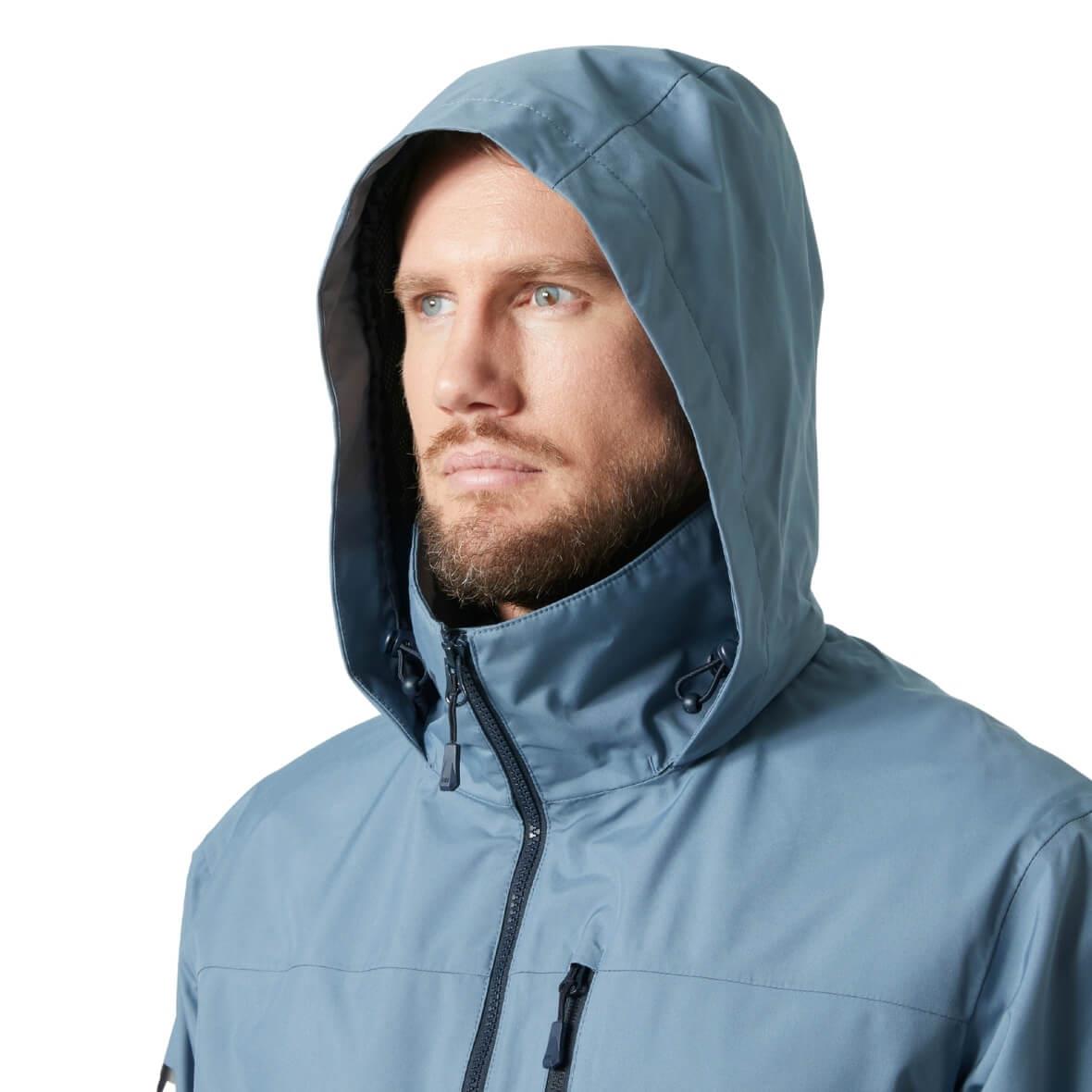 Helly Hansen Crew Hooded Jacket 2.0 Erkek Mont - Bulut Mavisi