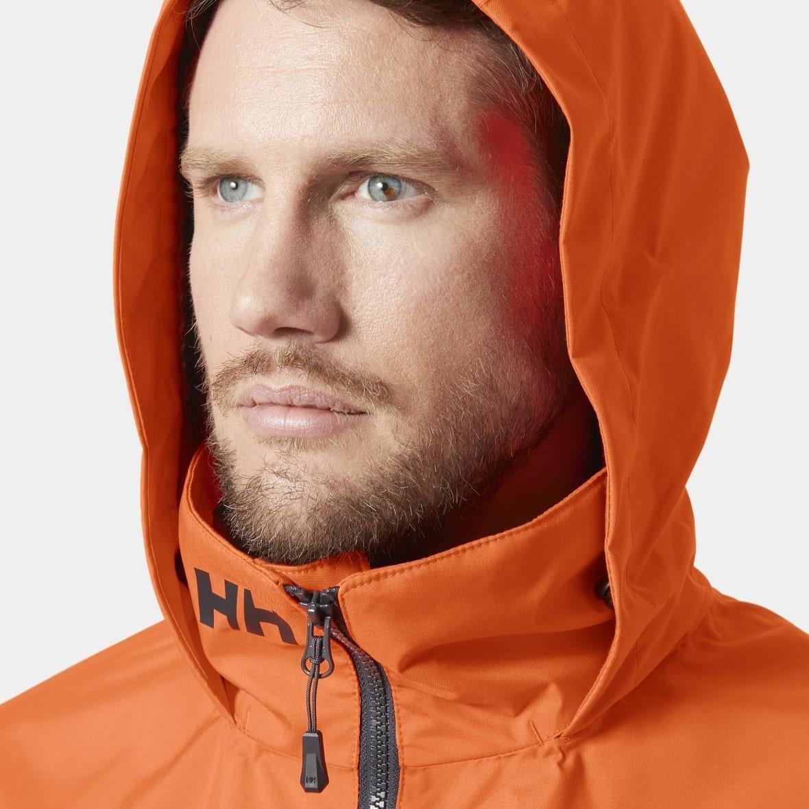 Helly Hansen Crew Hooded Jacket 2.0 Erkek Mont - Turuncu