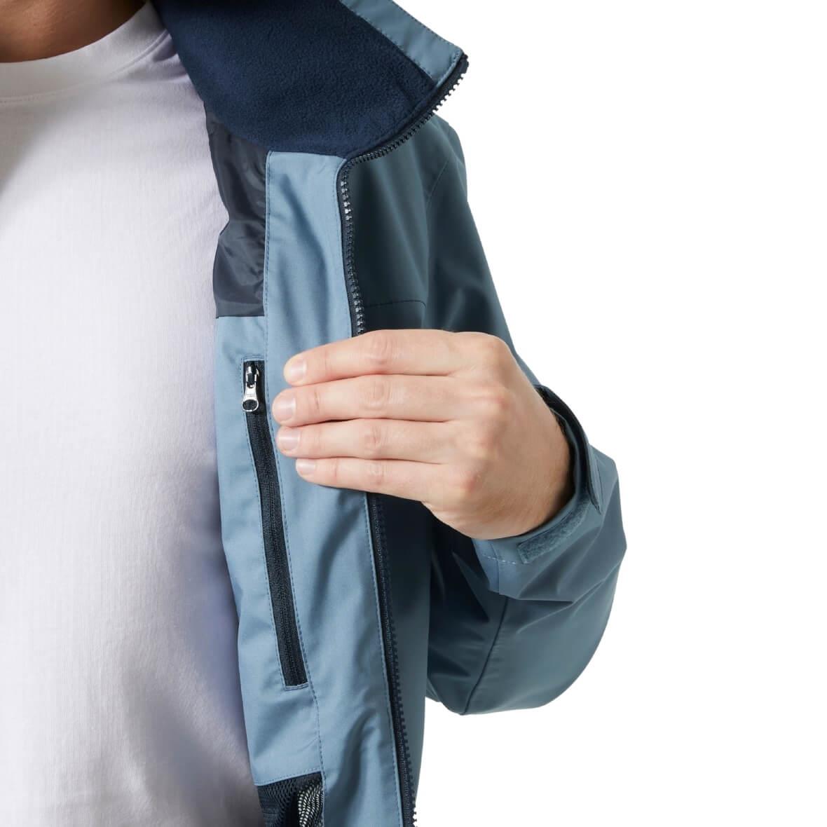 Helly Hansen Crew Hooded Jacket 2.0 Erkek Mont - Bulut Mavisi