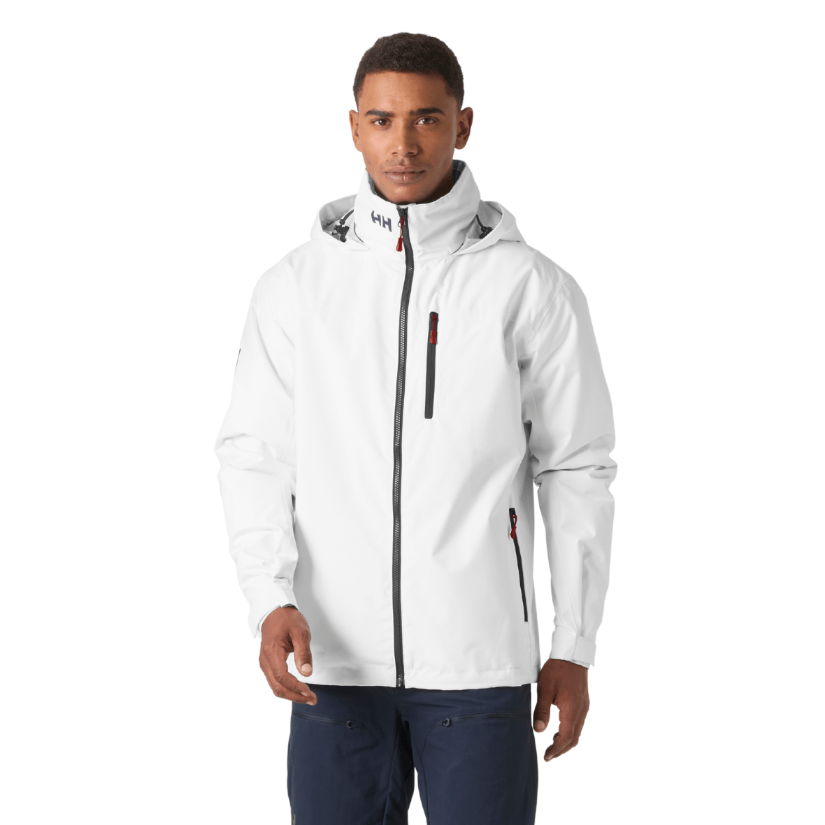 Helly Hansen Crew Hooded Midlayer Jacket 2 Erkek Mont - Beyaz
