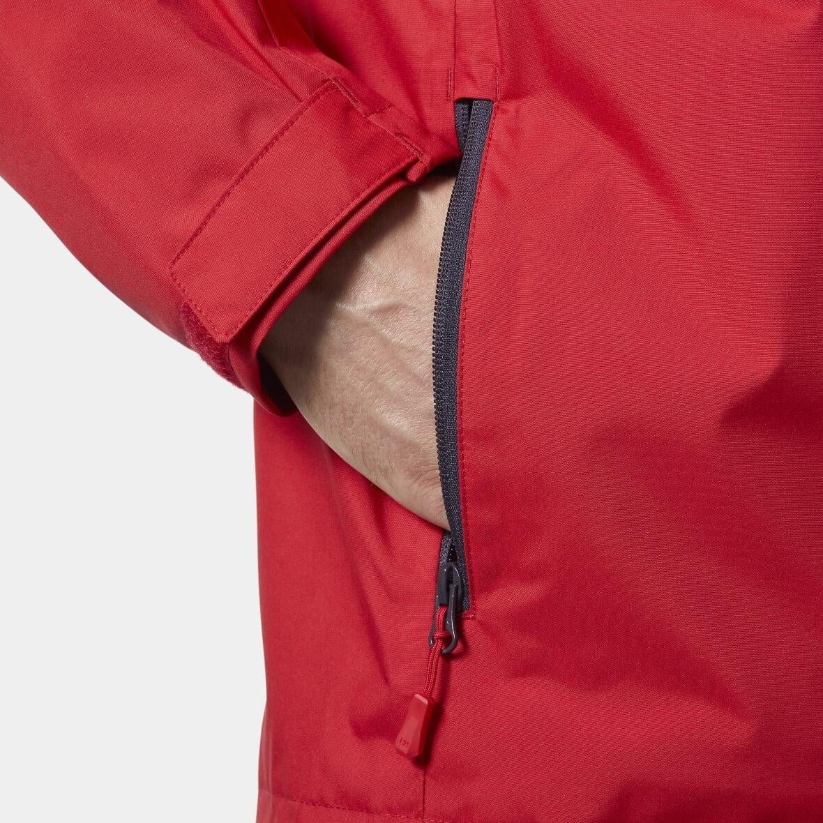 Helly Hansen Crew Hooded Midlayer Jacket 2 Erkek Mont - Kırmızı