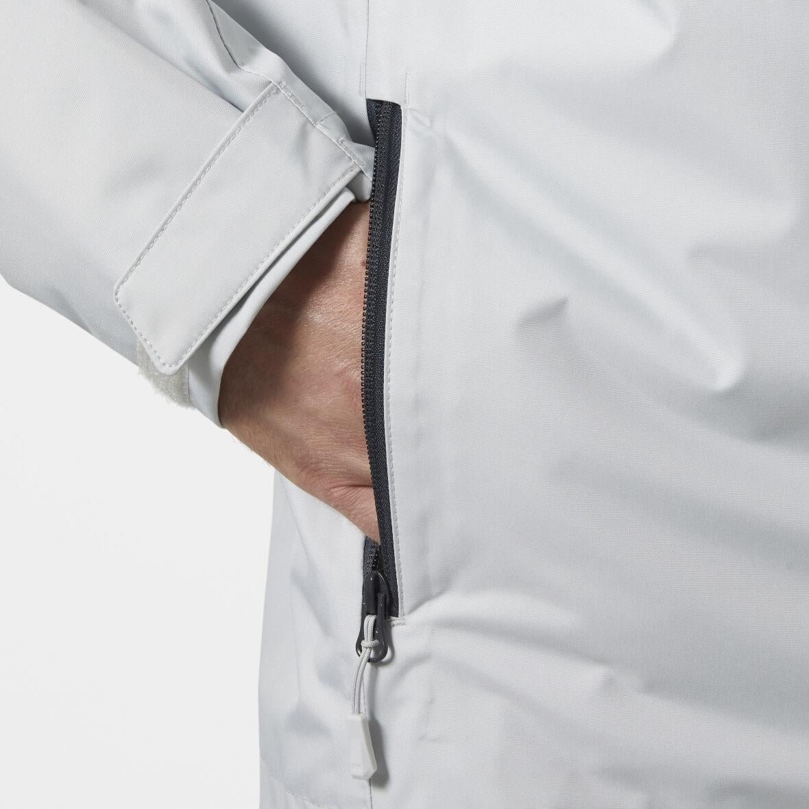 Helly Hansen Crew Hooded Midlayer Jacket 2 Erkek Mont - Gri