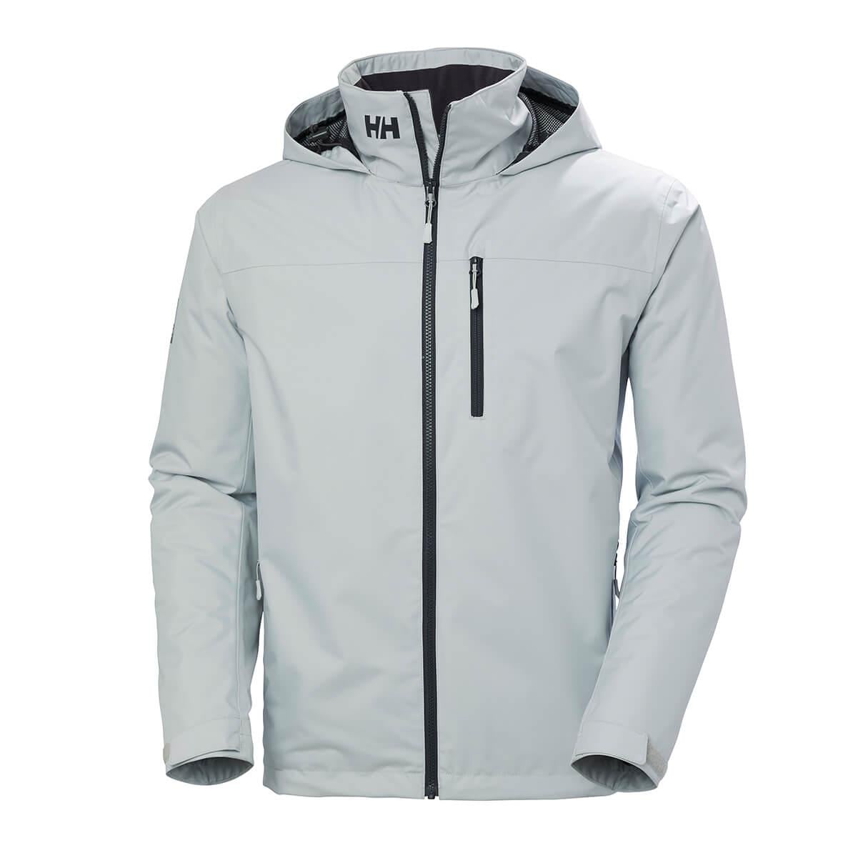 Helly Hansen Crew Hooded Midlayer Jacket 2 Erkek Mont - Gri