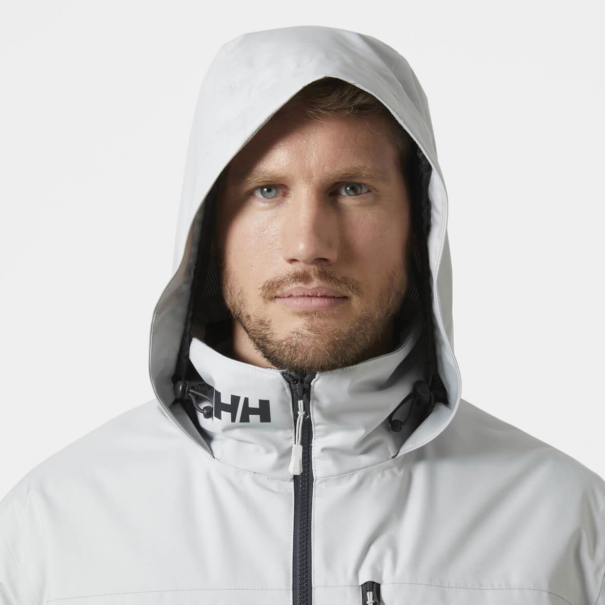 Helly Hansen Crew Hooded Midlayer Jacket 2 Erkek Mont - Gri