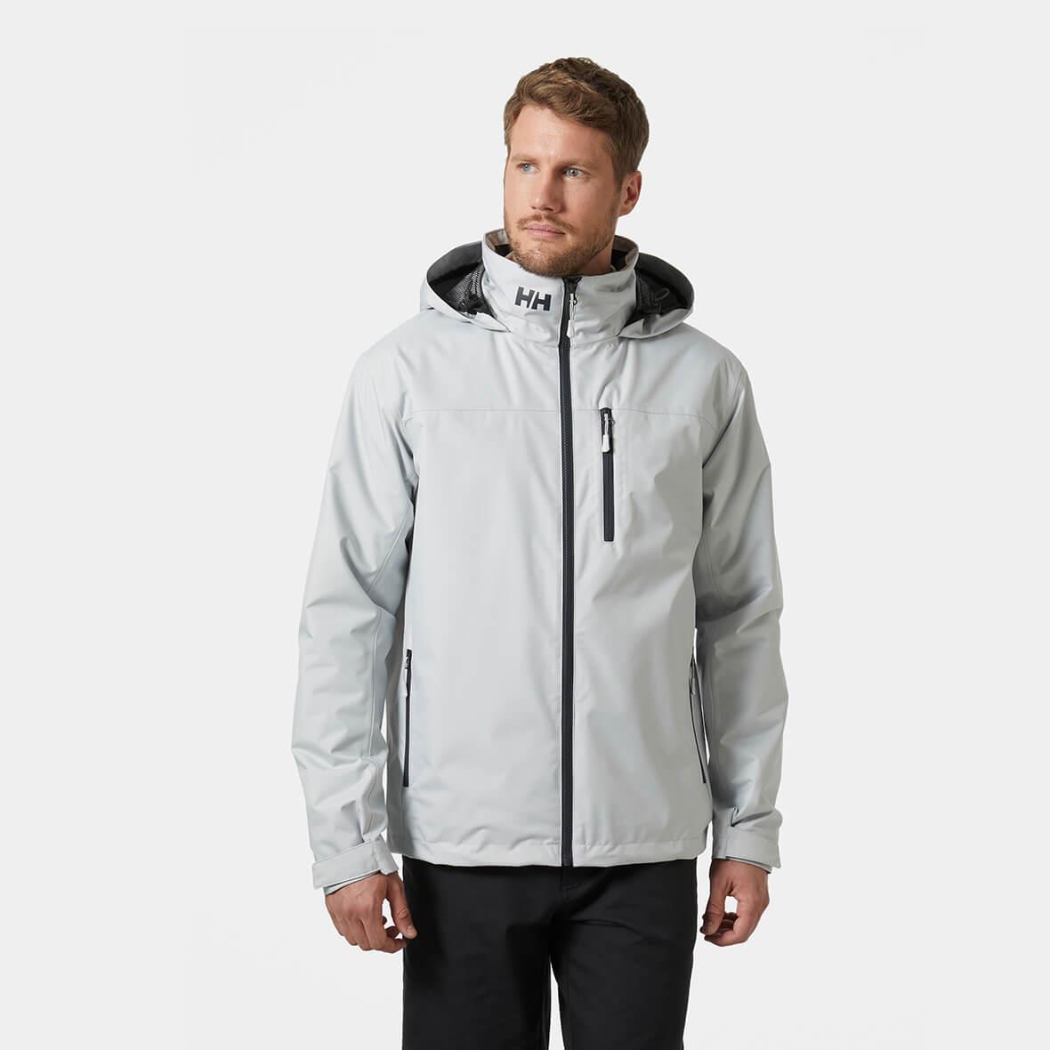 Helly Hansen Crew Hooded Midlayer Jacket 2 Erkek Mont - Gri