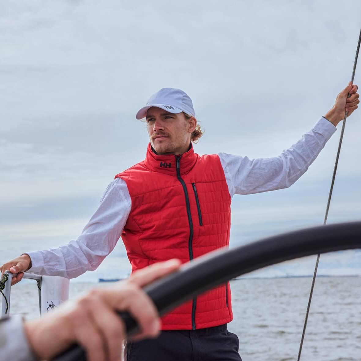Helly Hansen Crew Insulator Vest Erkek Yelek - Kırmızı