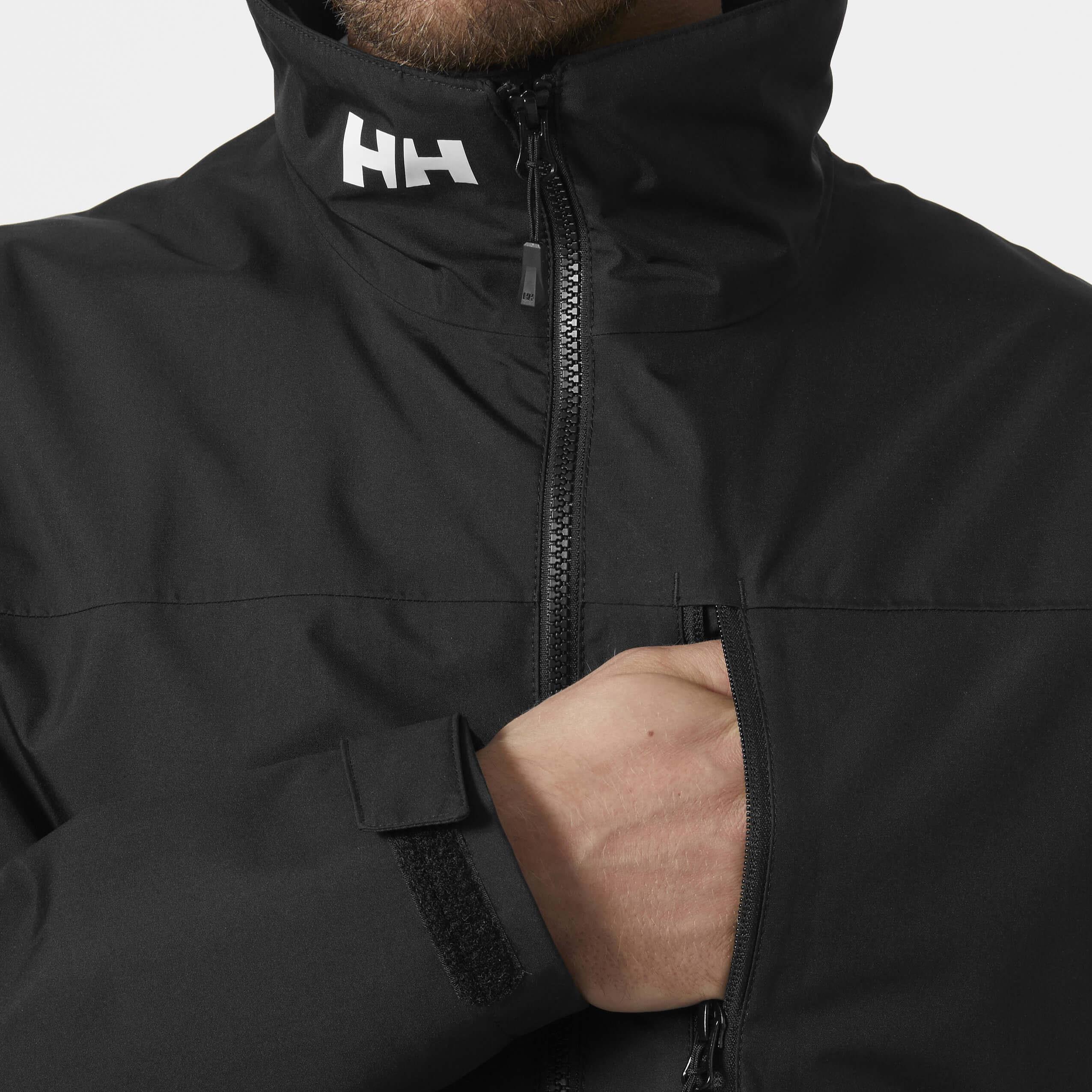 Helly Hansen Crew Midlayer Jacket 2 Erkek Mont - Siyah