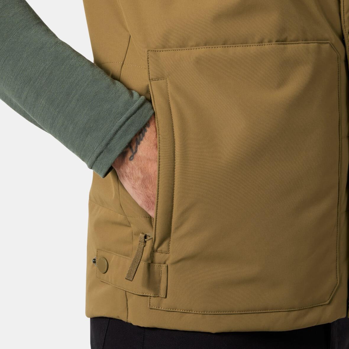 Helly Hansen Escape Insulated Vest Erkek Yelek - Toprak