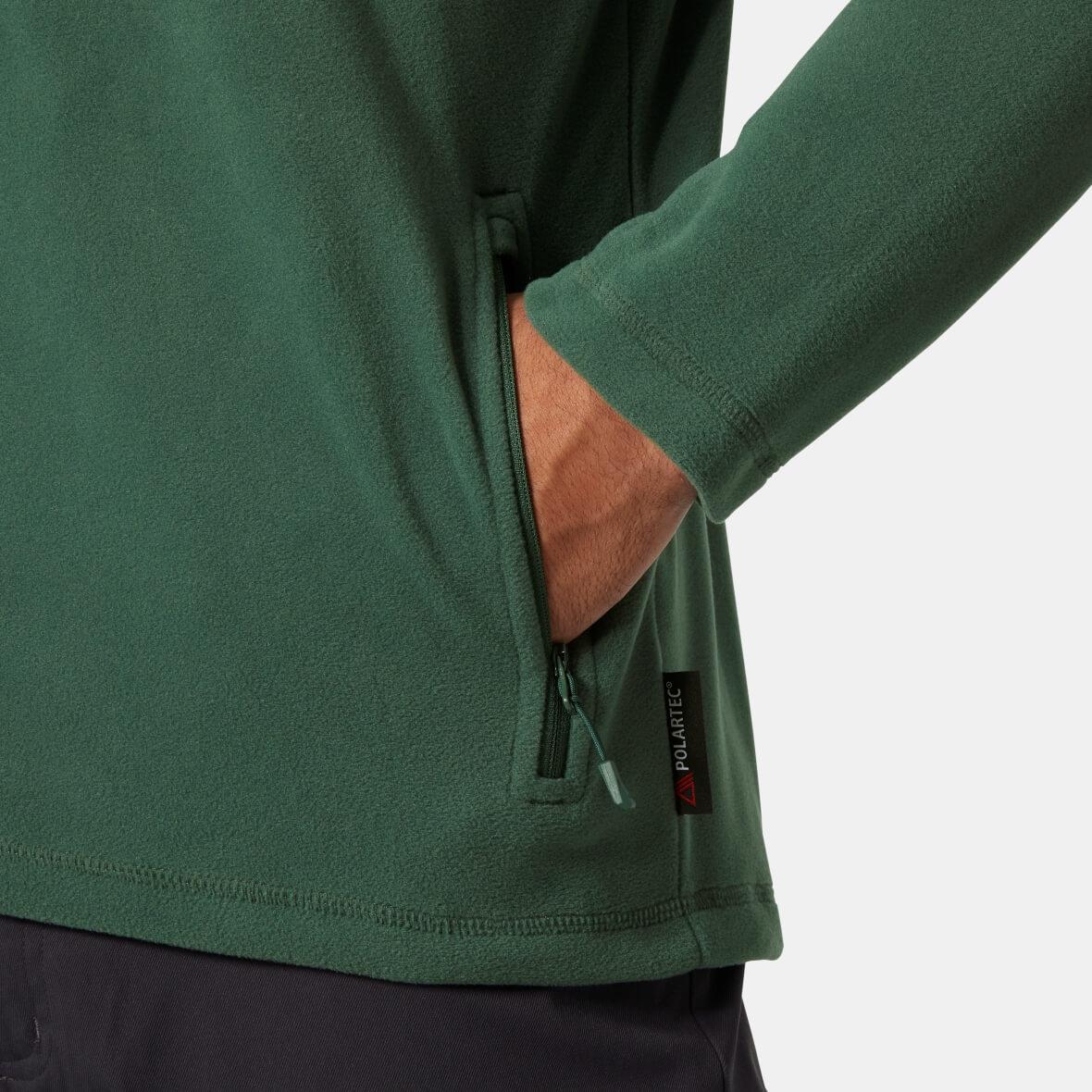 Helly Hansen Full Zip Polar Erkek Mont - Orman Yeşili