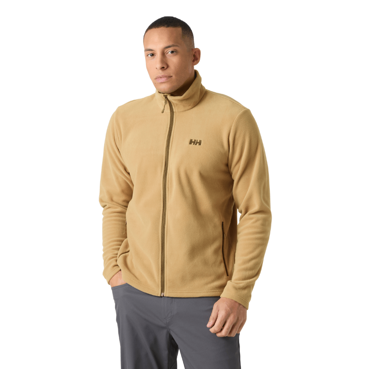 Helly Hansen Full Zip Polar Erkek Mont - Deve Tüyü