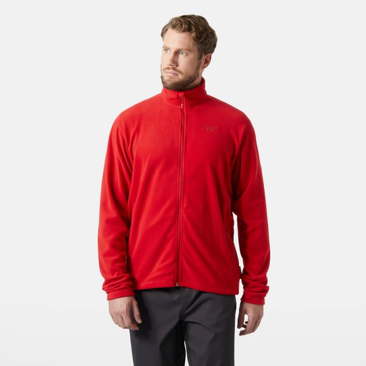 Helly Hansen Full Zip Polar Erkek Mont - Kırmızı