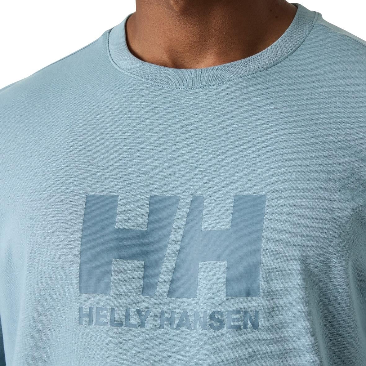 Helly Hansen HH Logo TShirt 3.0 Erkek T-Shirt - Uçuk Mavi