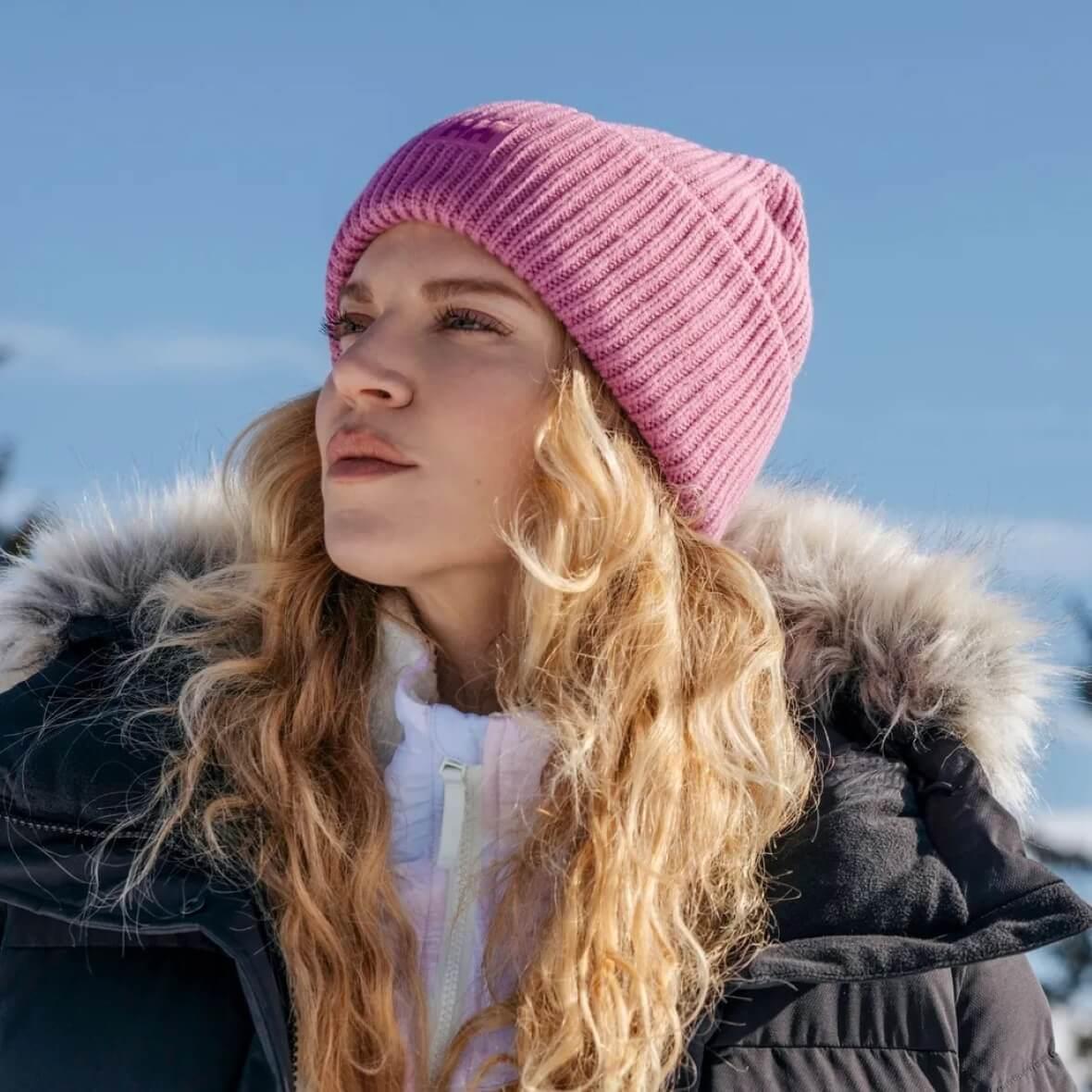 Helly Hansen HH Rib Beanie Bere - Fuşya