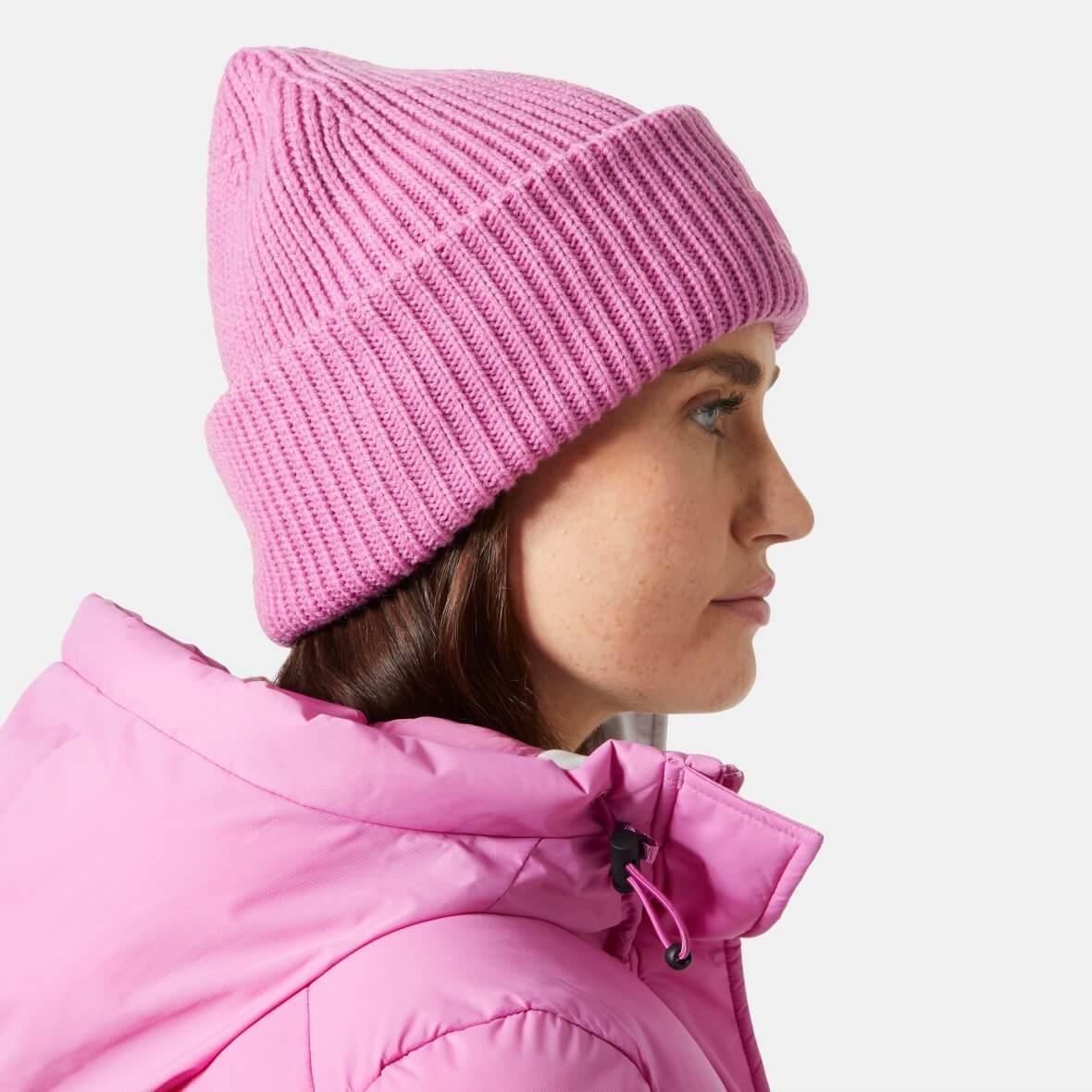 Helly Hansen HH Rib Beanie Bere - Fuşya