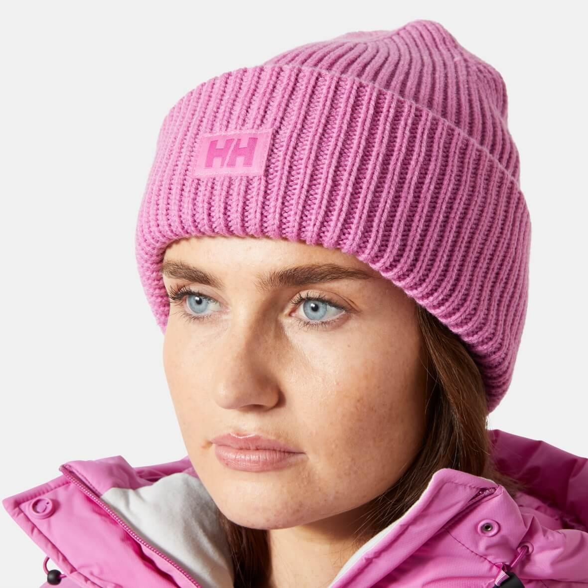 Helly Hansen HH Rib Beanie Bere - Fuşya
