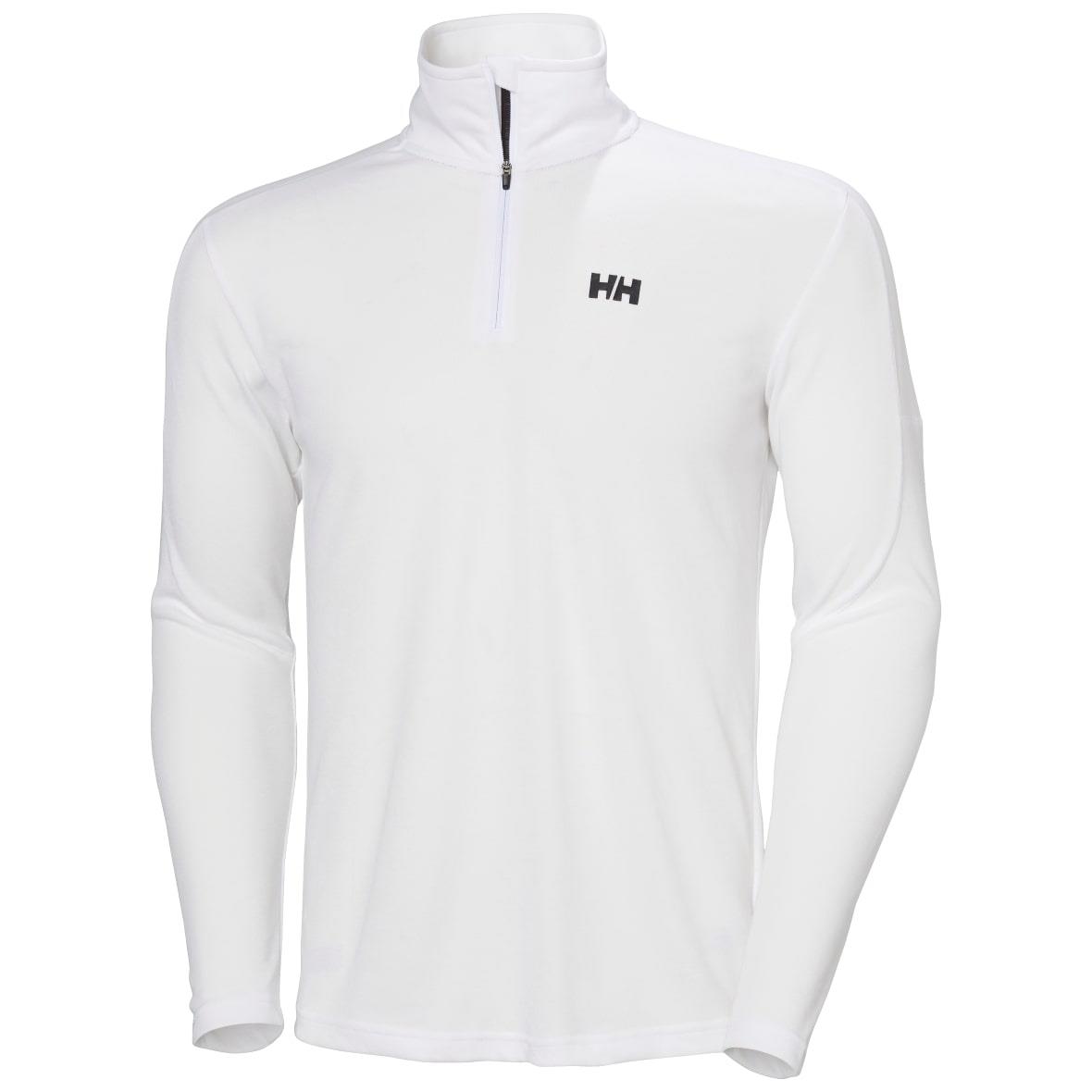 Helly Hansen HP 1/2 Zip Pullover 2.0 Uzun Kollu Erkek T-Shirt - Beyaz