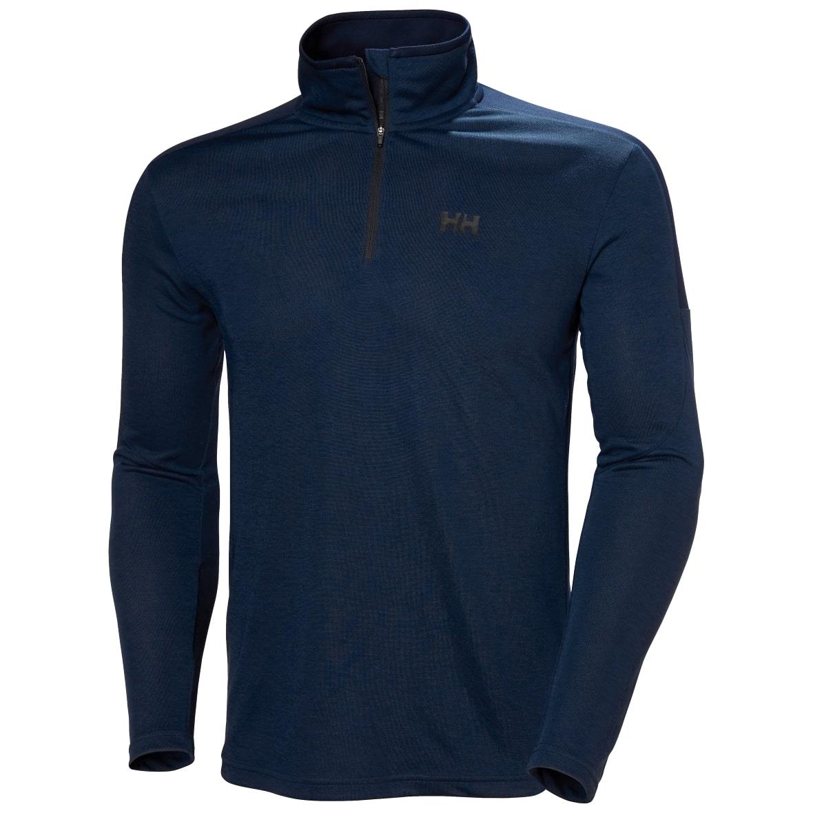 Helly Hansen HP 1/2 Zip Pullover 2.0 Uzun Kollu Erkek T-Shirt - Lacivert