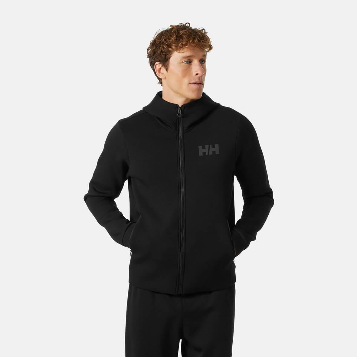 Helly Hansen HP Ocean FZ Jacket 2.0 Erkek Sweatshirt - Siyah