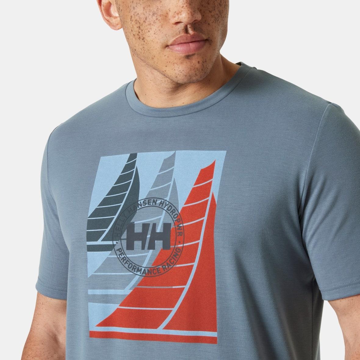 Helly Hansen HP Race Graphic Erkek T-Shirt - Mavi