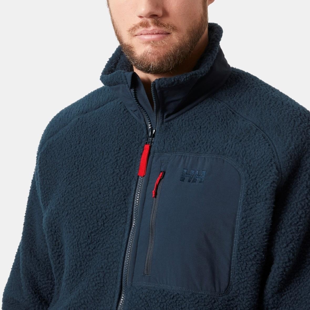 Helly Hansen Panorama Pile Block Jacket Erkek Mont - Lacivert