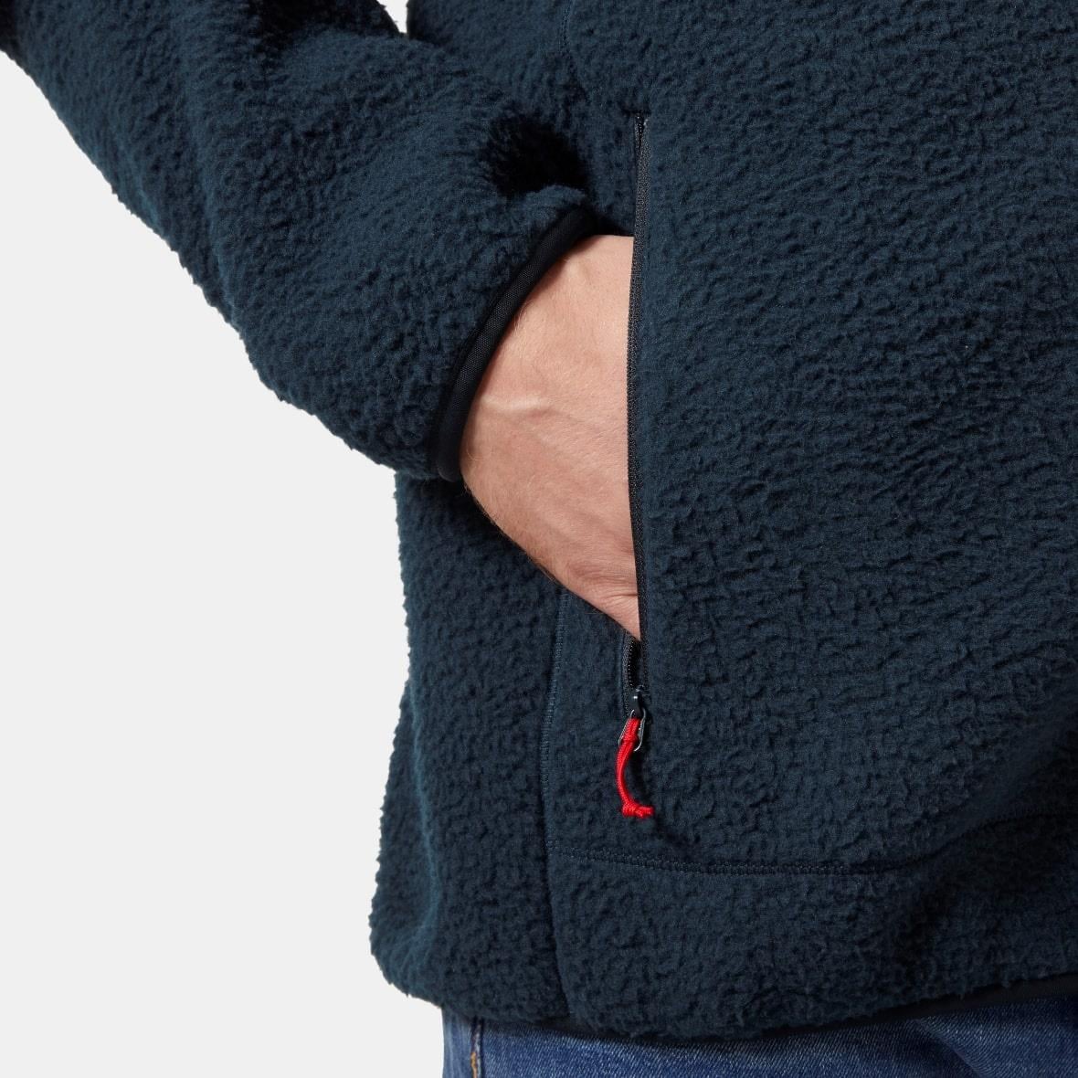 Helly Hansen Panorama Pile Block Jacket Erkek Mont - Lacivert