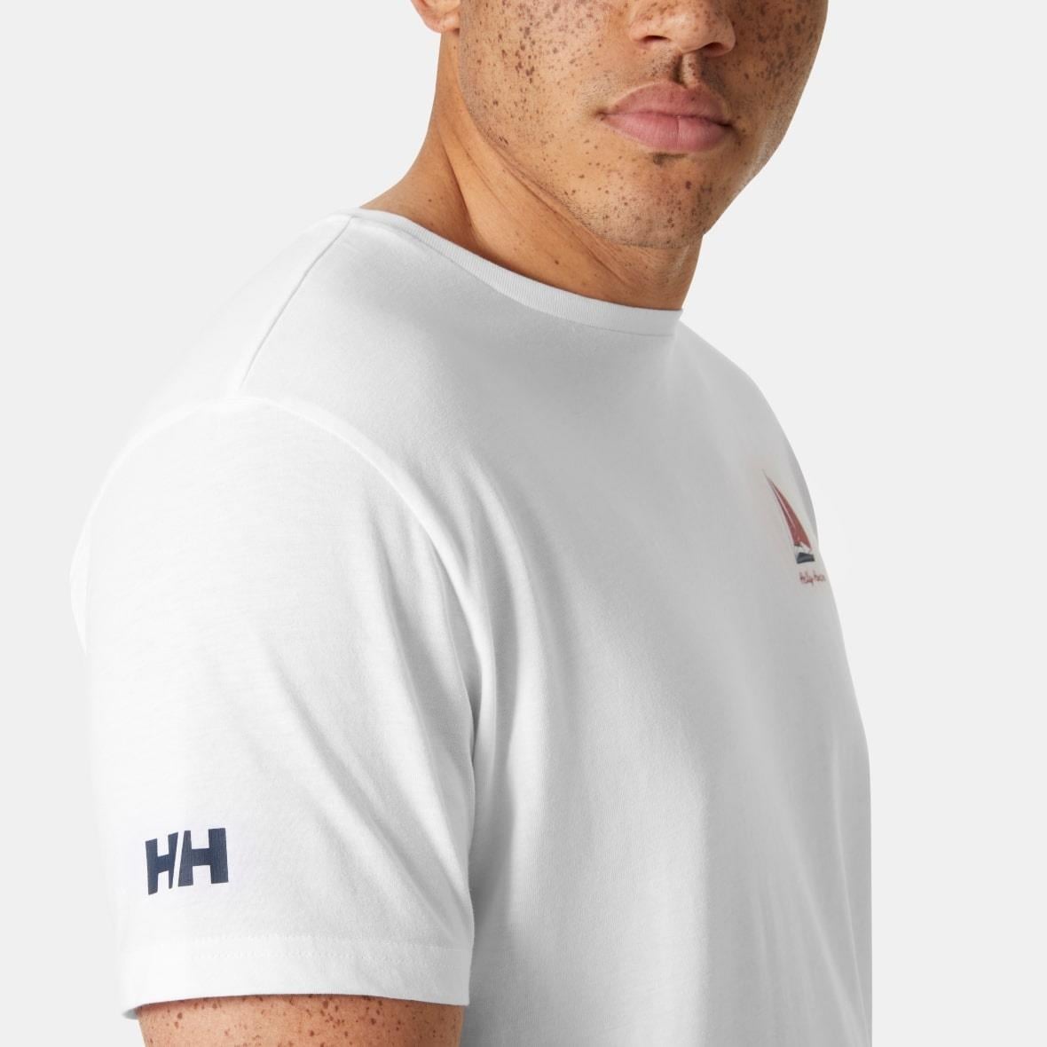 Helly Hansen Shoreline TShirt 3.0 Erkek T-Shirt - Beyaz