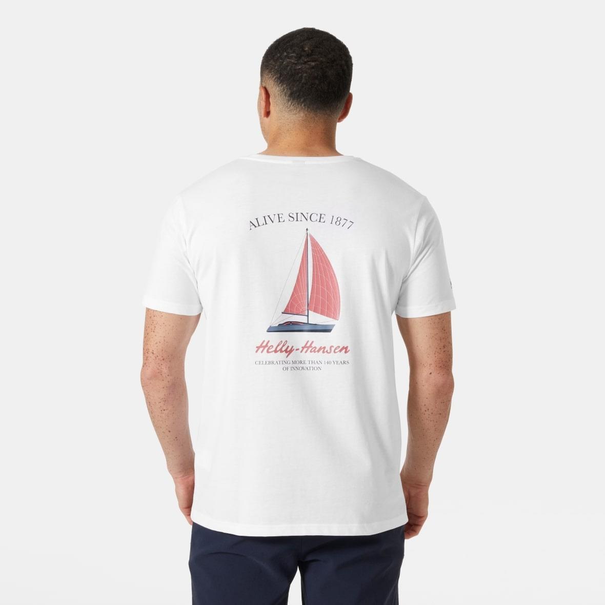 Helly Hansen Shoreline TShirt 3.0 Erkek T-Shirt - Beyaz