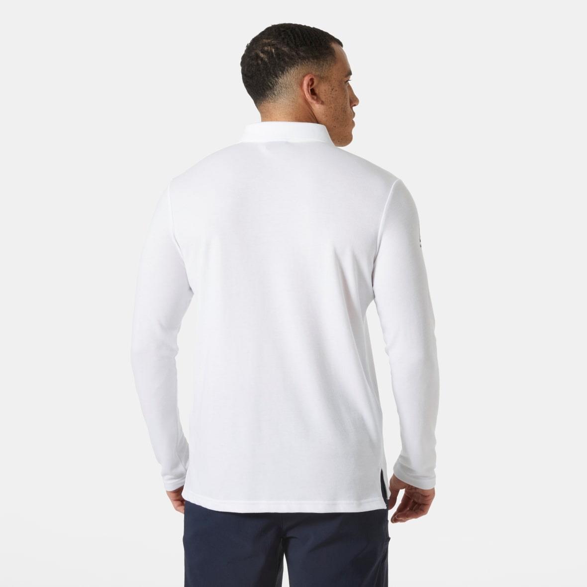 Helly Hansen Skagerrak Quick-Dry Rugger Uzun Kollu Erkek T-Shirt - Beyaz