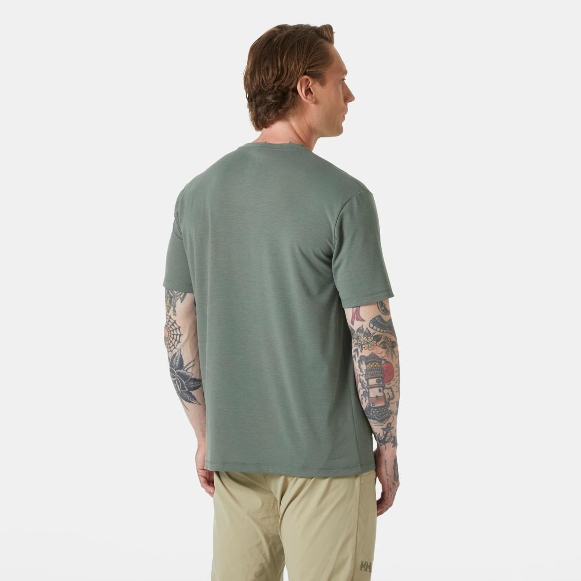 Helly Hansen Skog Recycled Graphic Erkek T-Shirt - Yosun