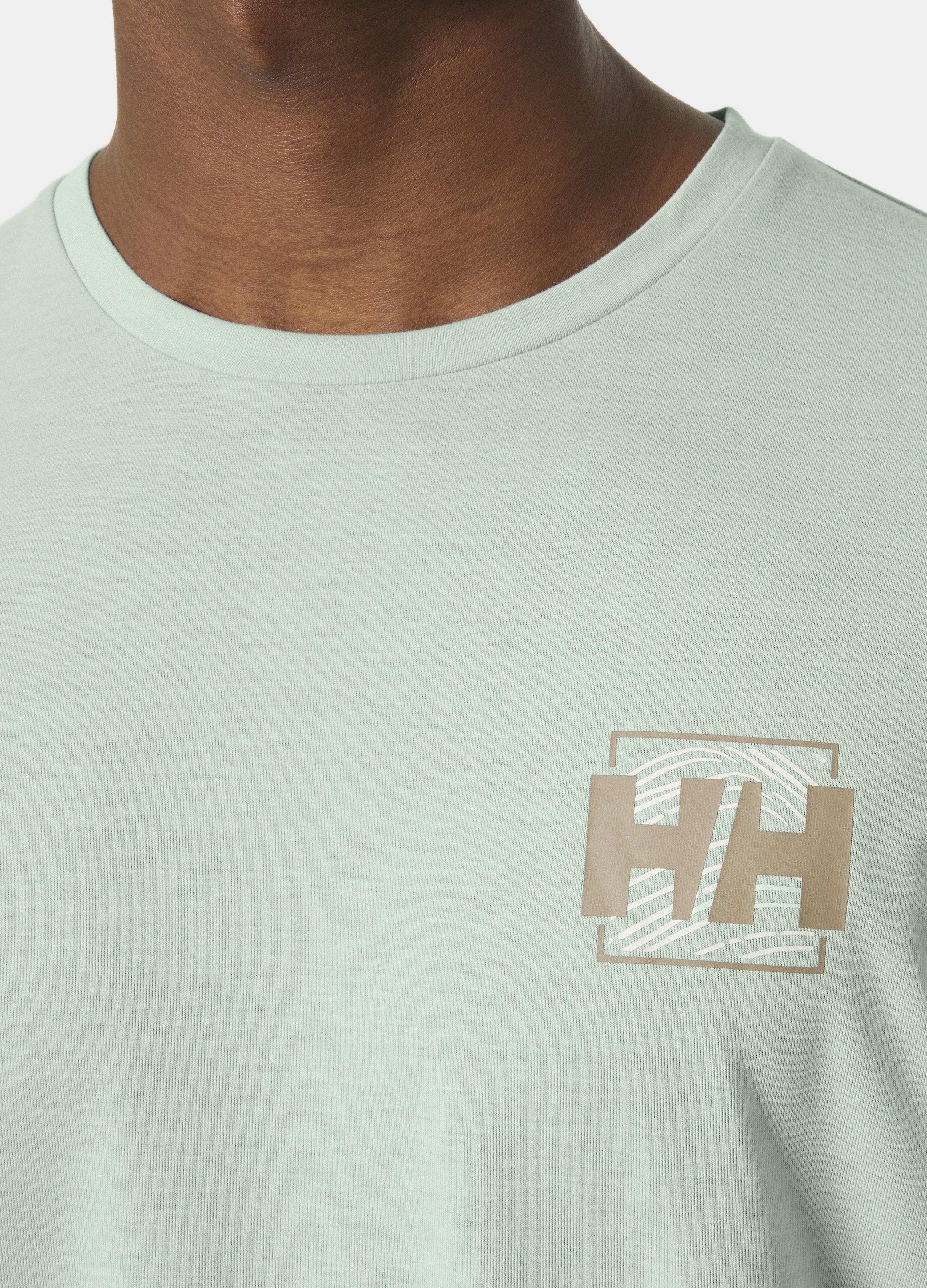 Helly Hansen Skog Recycled Graphic Erkek T-Shirt - Yeşil