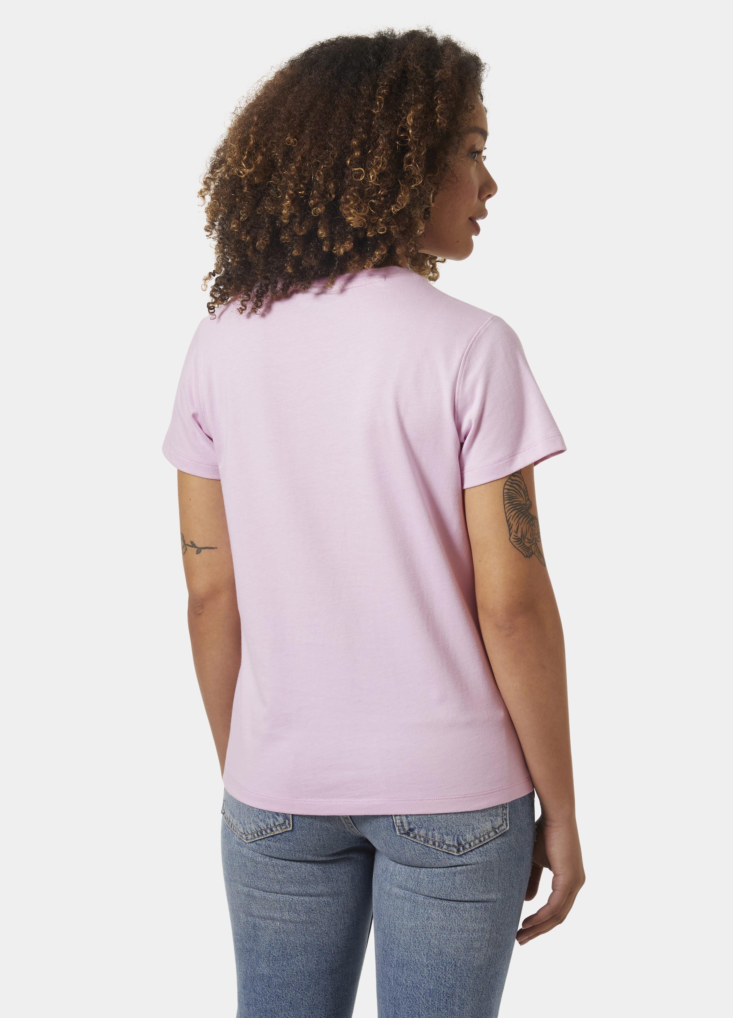 Helly Hansen W Core Graphic Kadın T-Shirt - Lila