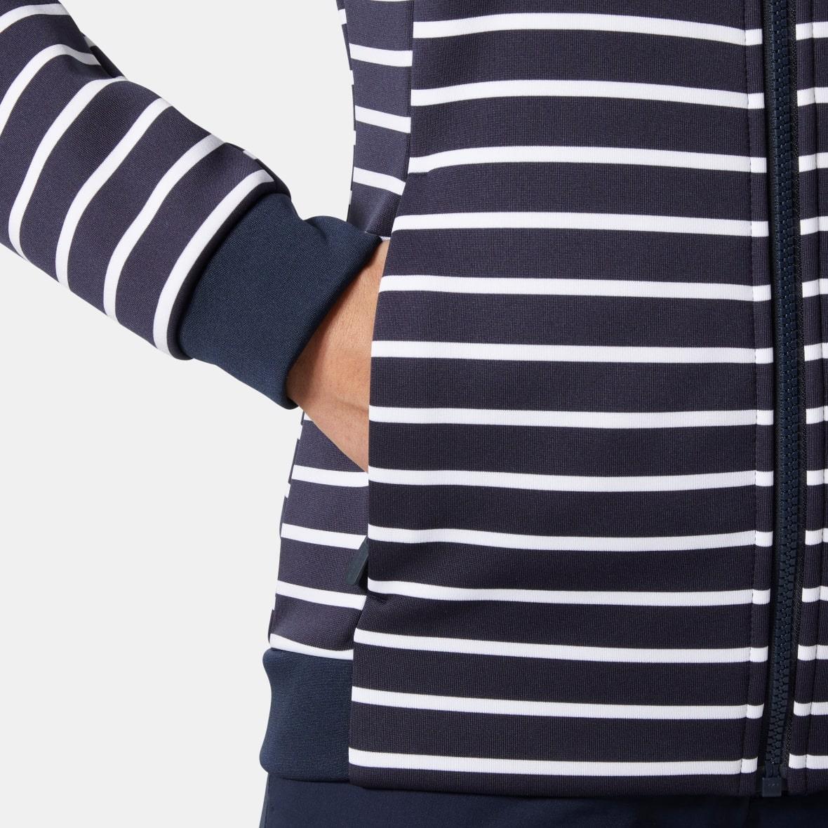 Helly Hansen W Crew Fleece Jacket Kadın Ceket - Lacivert / Beyaz