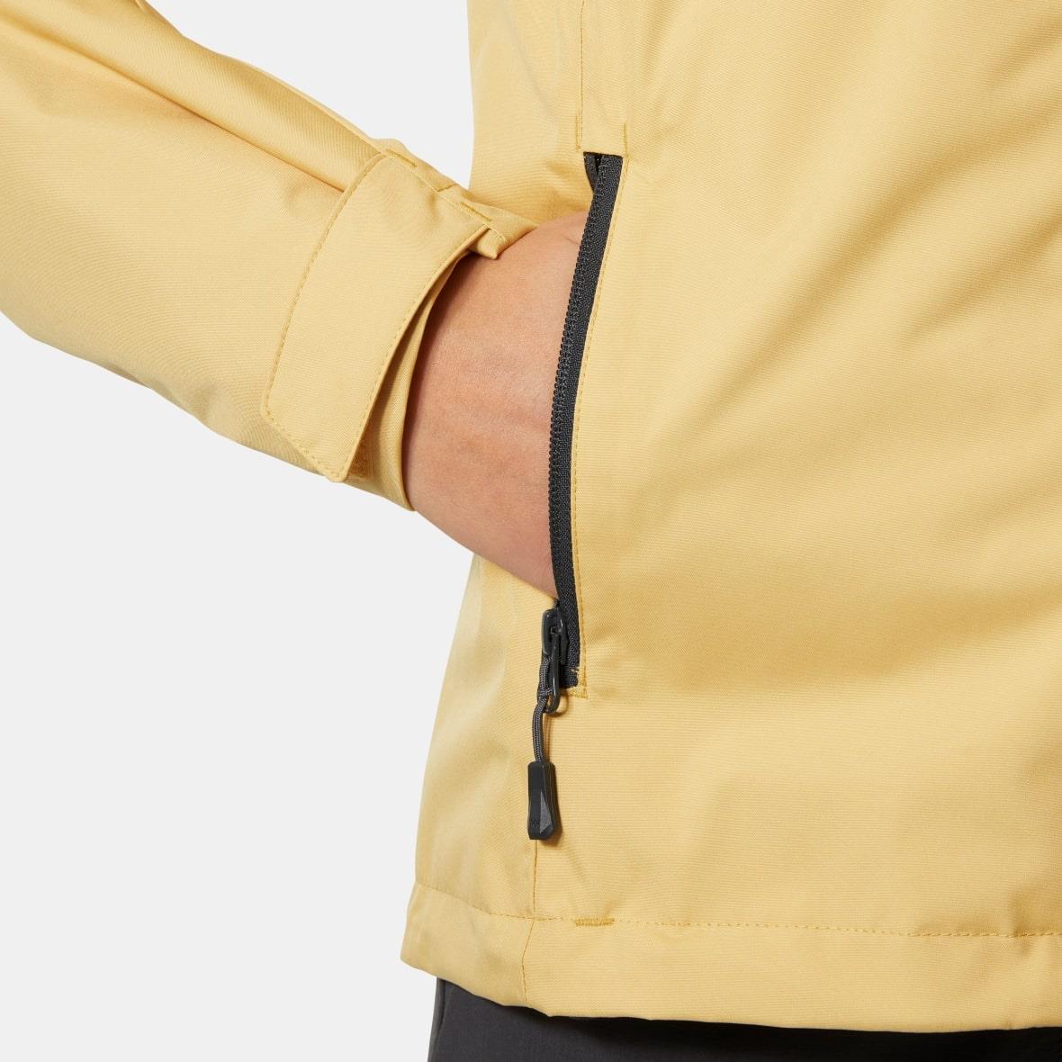 Helly Hansen W Crew Hooded Midlayer Jacket 2 Kadın Mont - Kumsal