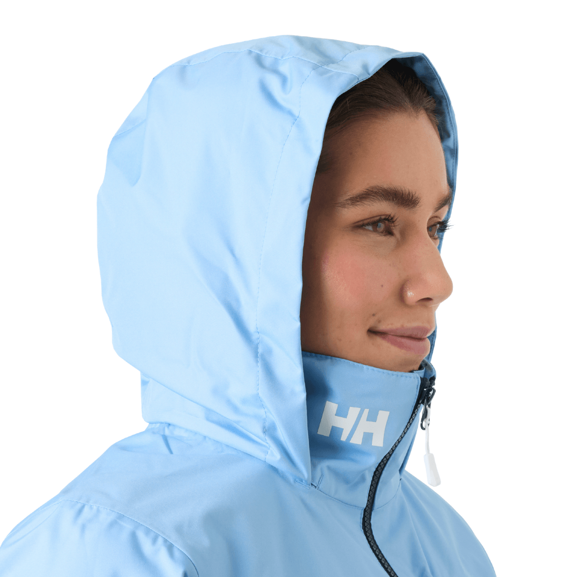 Helly Hansen W Crew Hooded Midlayer Jacket 2.0 Kadın Mont - Gök Mavi