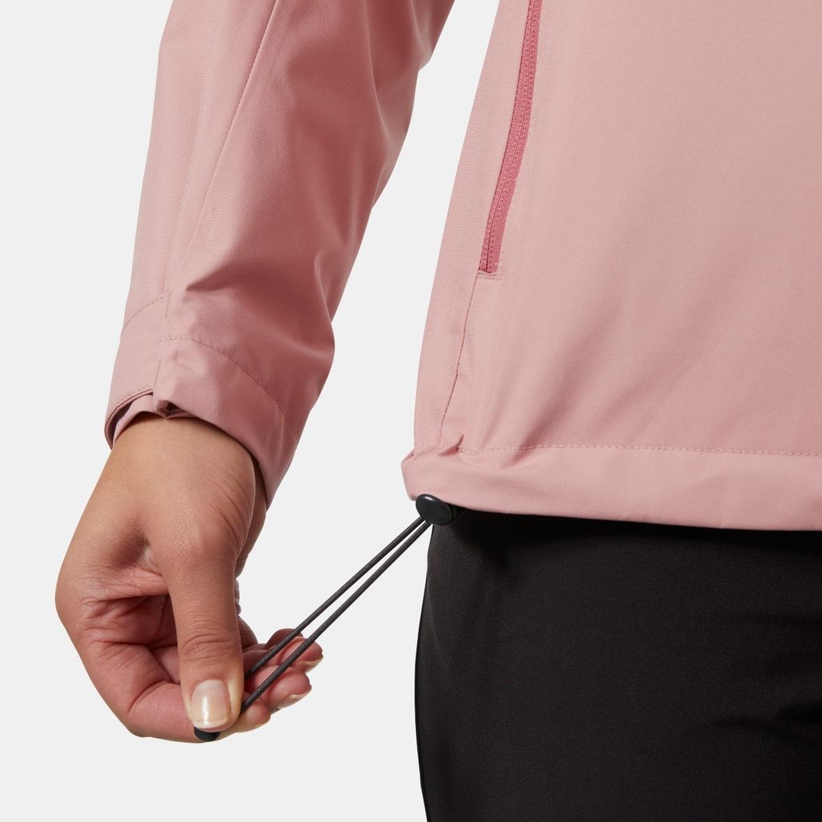 Helly Hansen W Crew Hooded Midlayer Jacket 2 Kadın Mont - Tuz Pembesi
