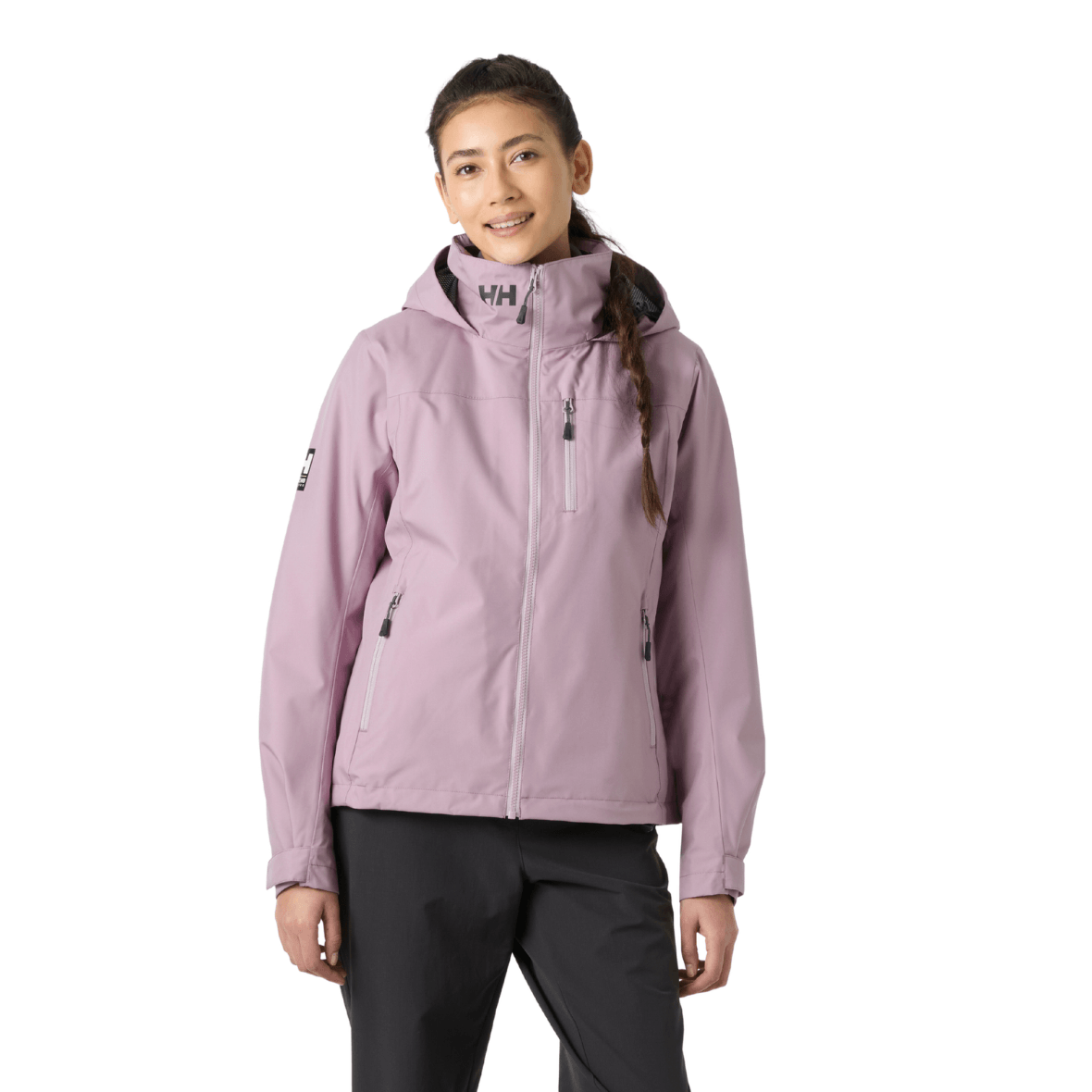 Helly Hansen W Crew Hooded Midlayer Jacket 2.0 Kadın Mont - Fırtına Moru