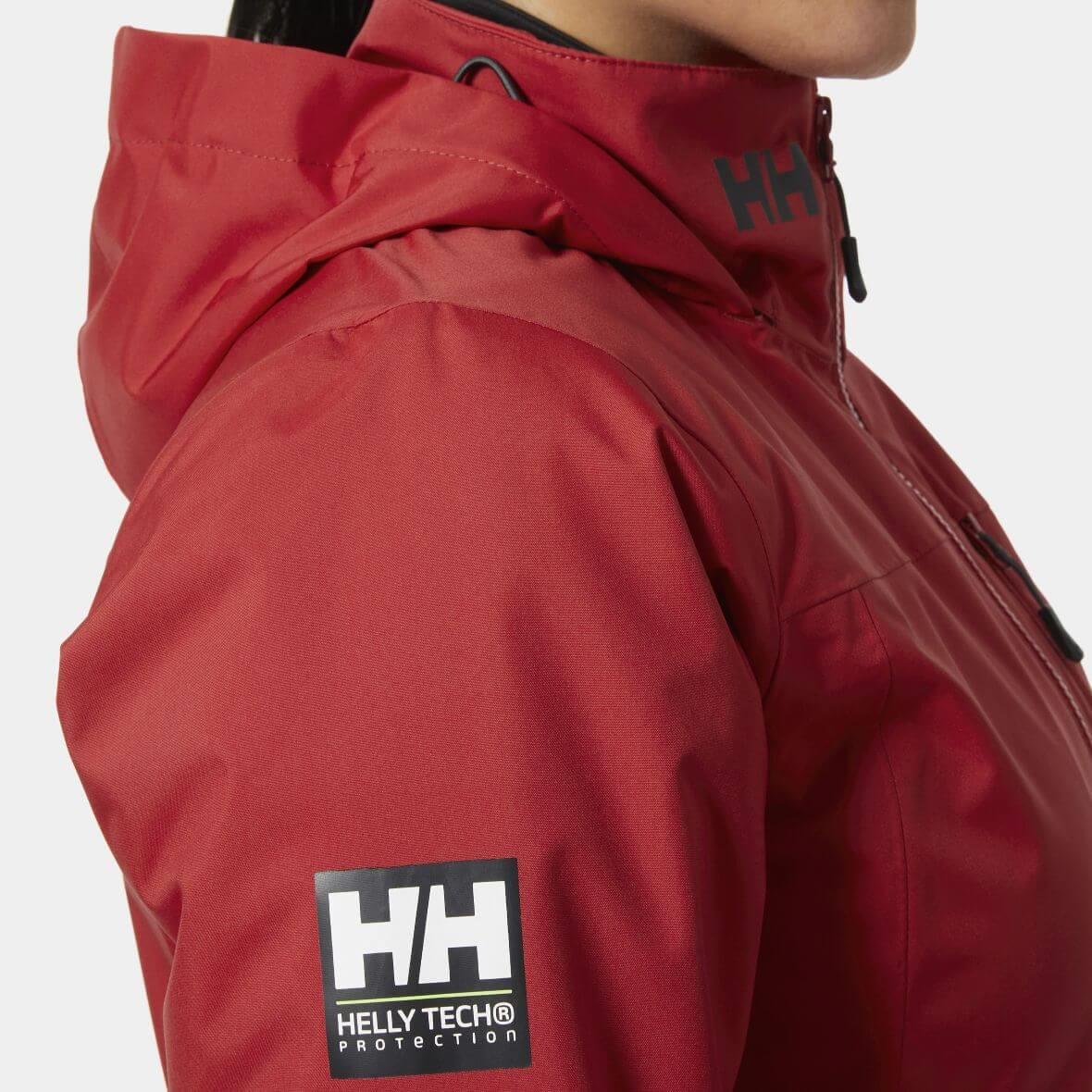 Helly Hansen W Crew Hooded Midlayer Jacket 2.0 Kadın Mont - Kırmızı