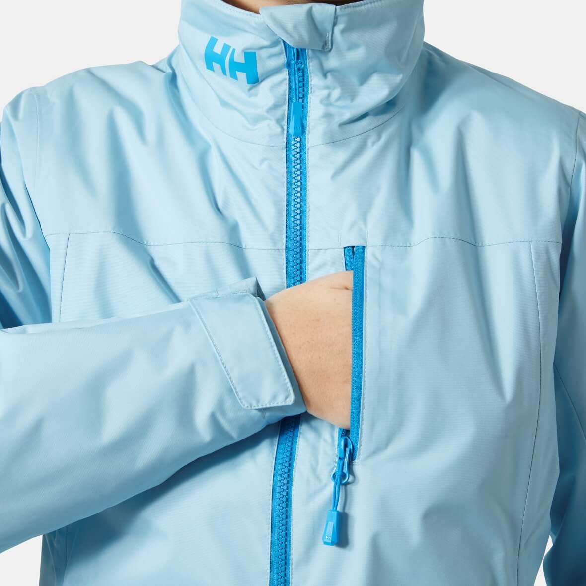 Helly Hansen W Crew Hooded Pile Jacket Kadın Ceket - Uçuk Mavi