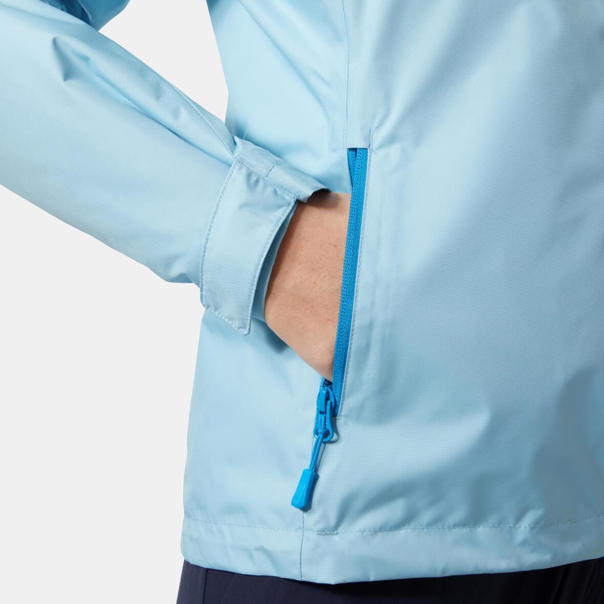 Helly Hansen W Crew Hooded Pile Jacket Kadın Ceket - Uçuk Mavi
